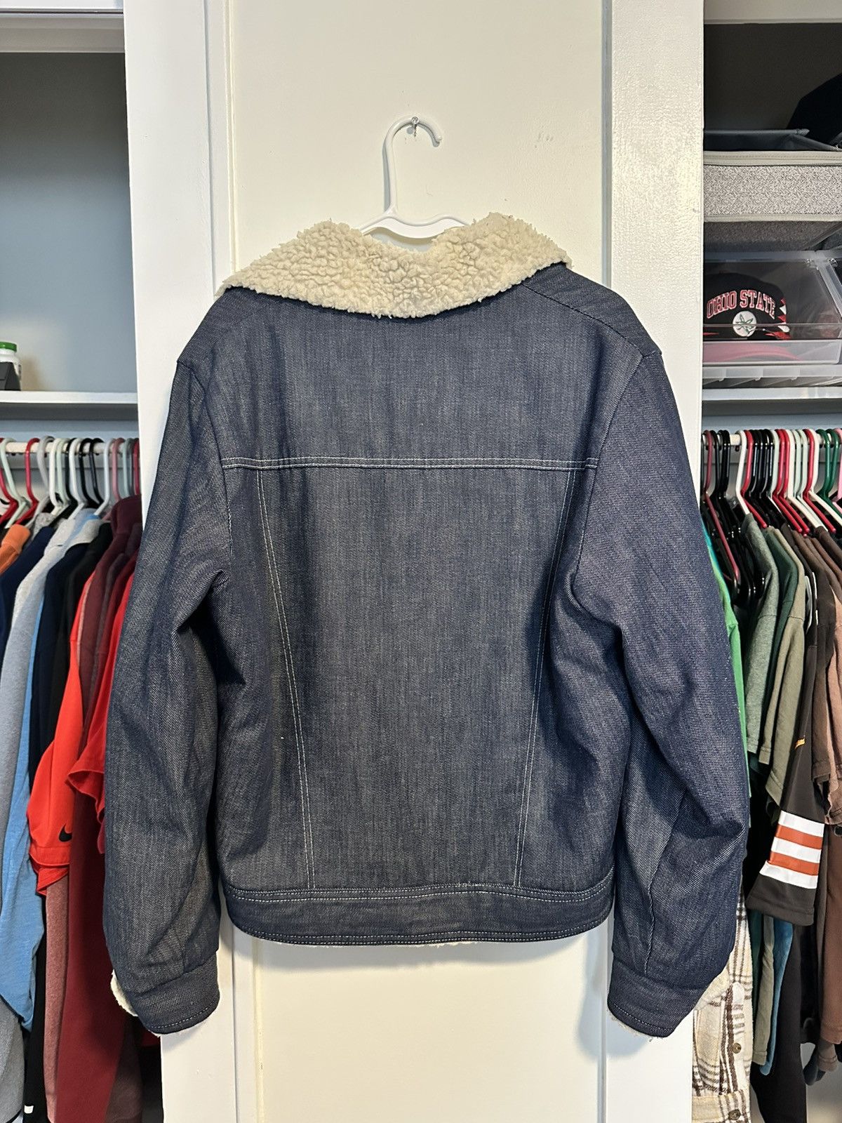 Sears Vintage Sears Men’s Store Sherpa Lined Denim Jacket Size US M / EU 48-50 / 2 - 3 Thumbnail
