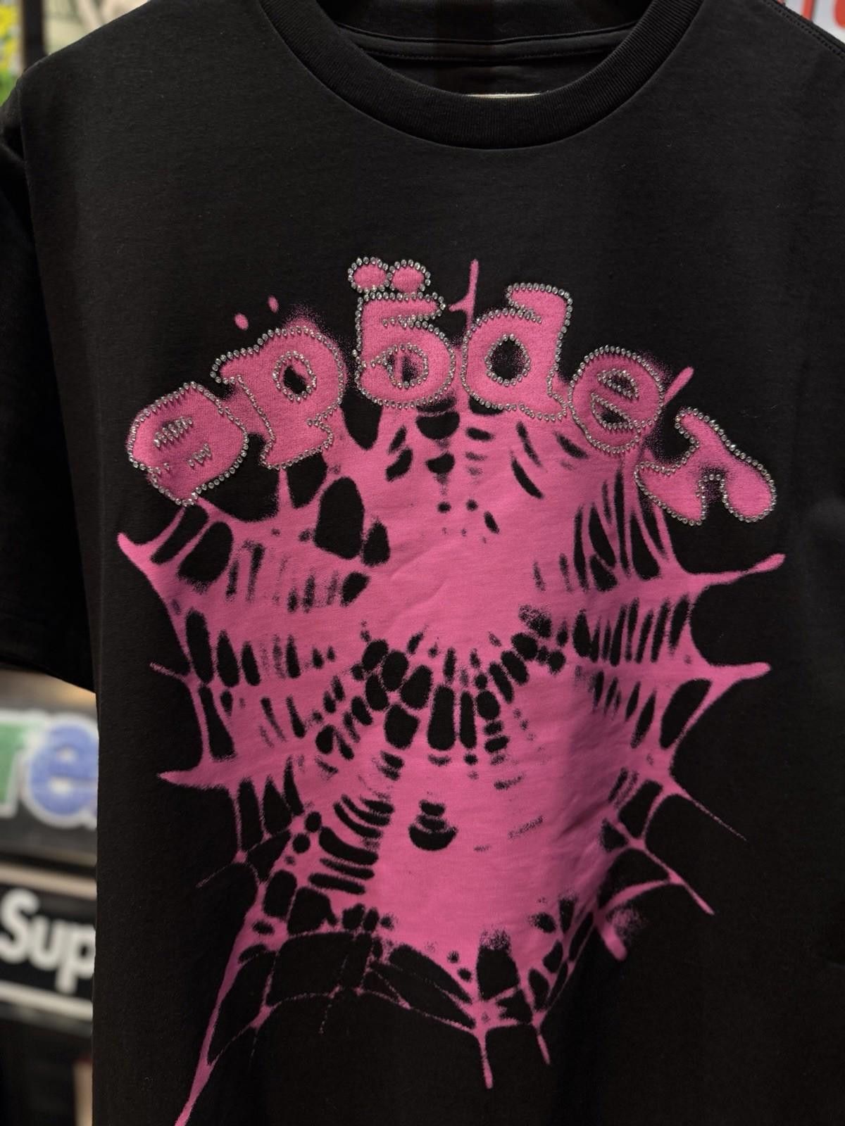 Sp5der Sp5der OG Web V2 Tee Stones Brand New Black Pink Size (M) Size US M / EU 48-50 / 2 - 5 Thumbnail