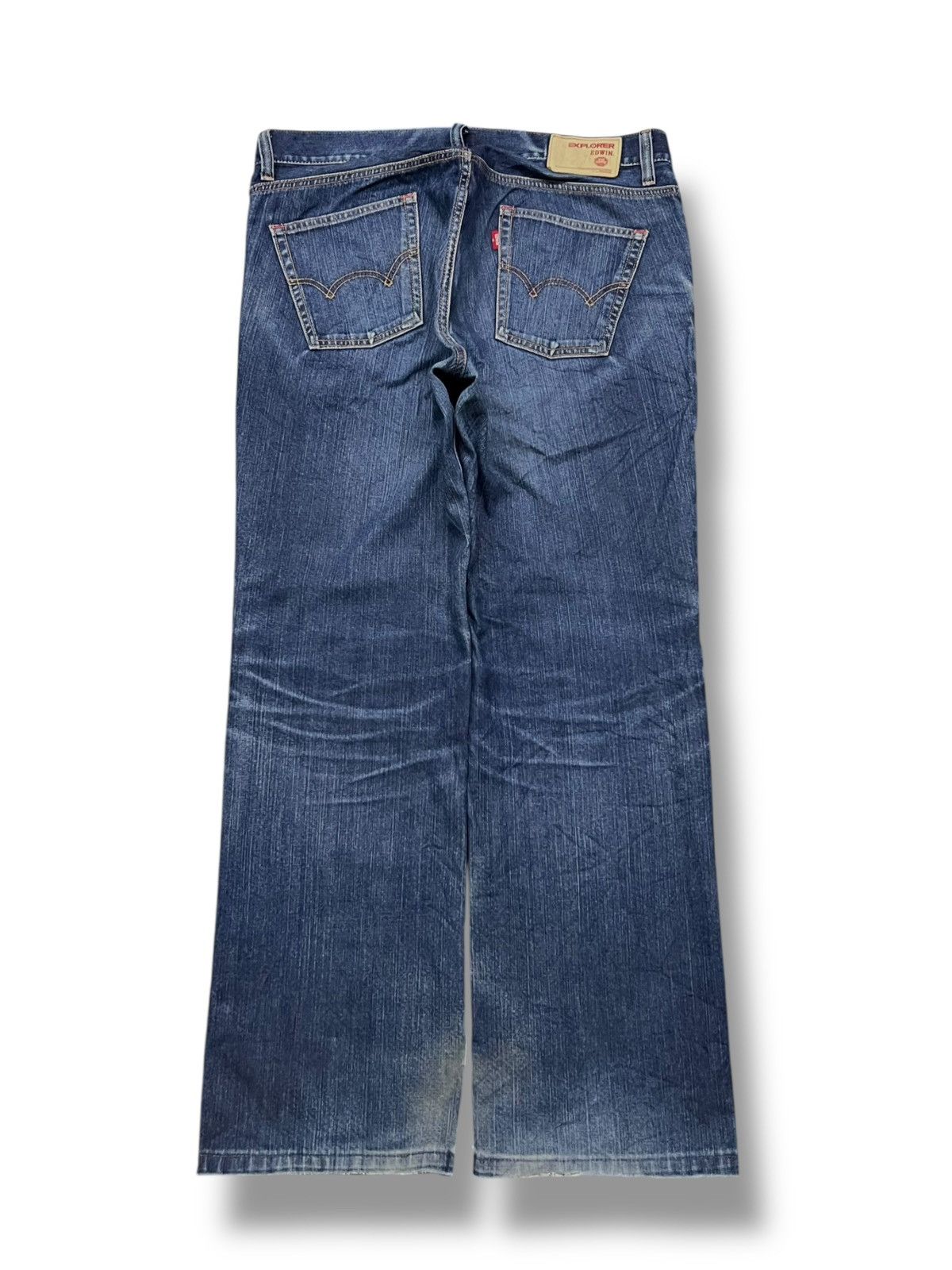Edwin Vintage Edwin Wind Stopper 503WSPJapan - Faded Wash Jeans Size US 37 - 3 Thumbnail