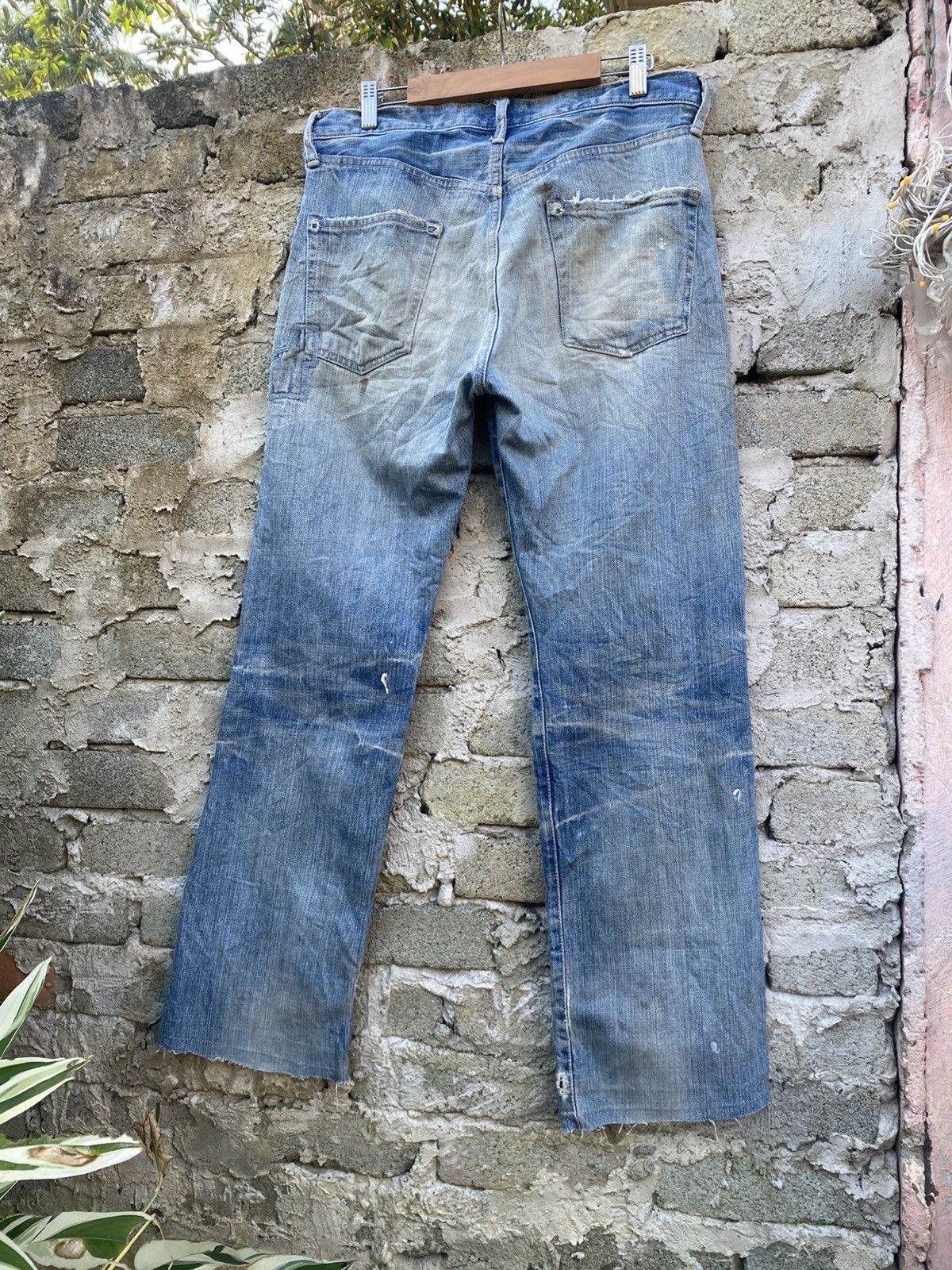 Spellbound Spellboud Domingo 90s Ripped Thrashed Jeans Size US 34 / EU 50 - 4 Thumbnail