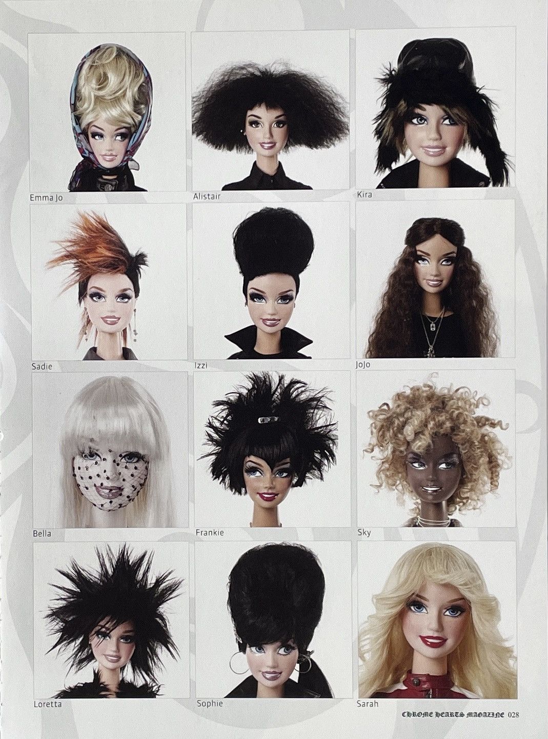 Chrome Hearts Chrome Hearts Barbie faces photo Poster framed 9x11 Size ONE SIZE - 2 Thumbnail
