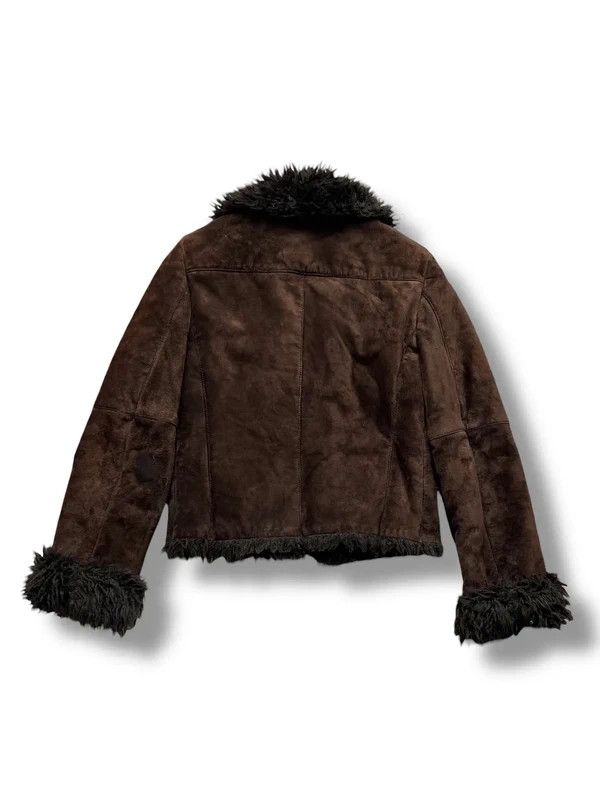 Vintage Y2K Suede Cropped Jacket Size XS / US 0-2 / IT 36-38 - 8 Thumbnail
