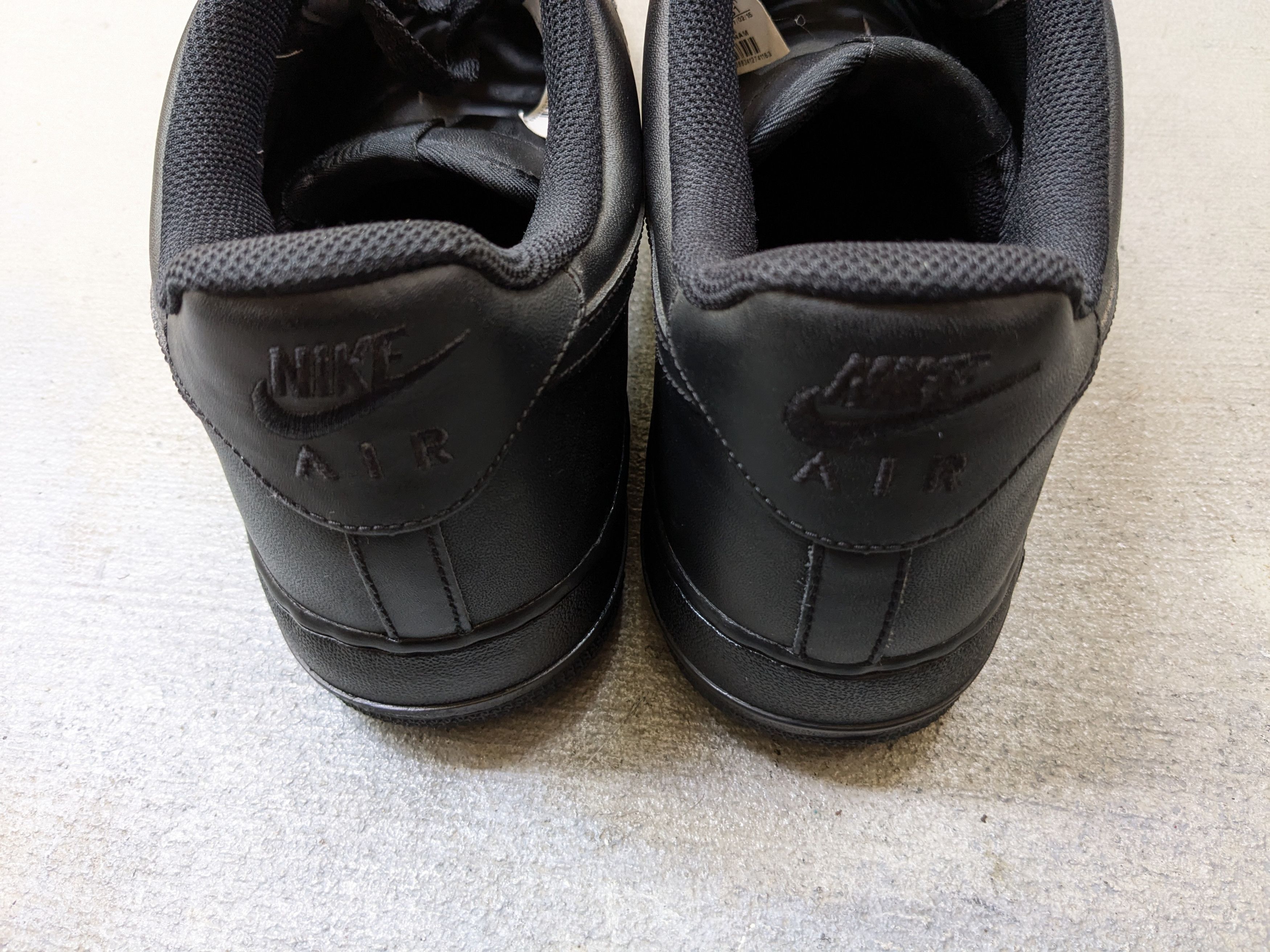 Nike Air Force 1 '07 Triple Black Low Leather 315122-001
