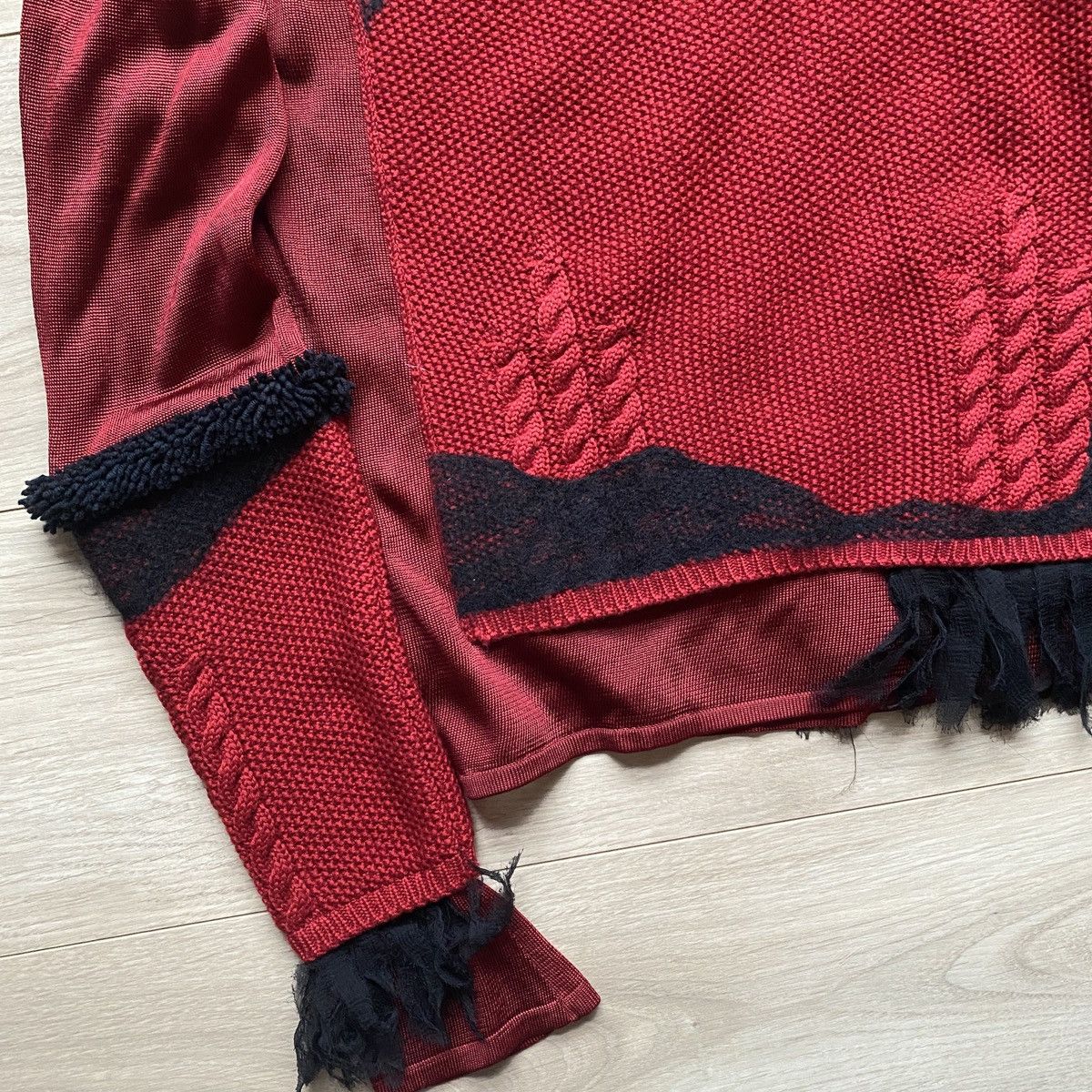 John Galliano F/W 2001 John Galliano Deconstructed Patchwork Knit Sweater Size US M / EU 48-50 / 2 - 3 Thumbnail