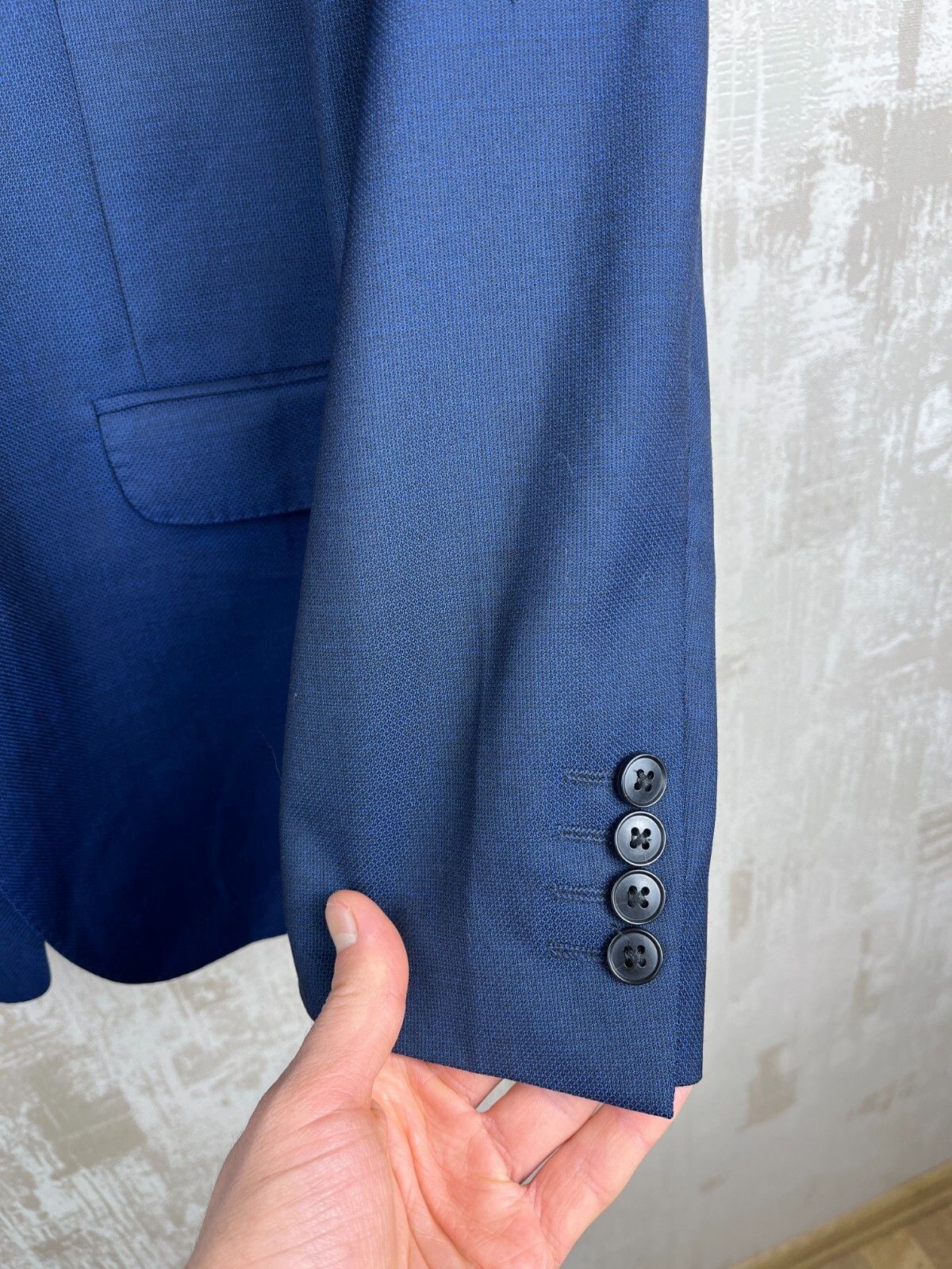 Ben Sherman Ben Sherman Kings Slim Fit Wool Jacket Blazer Sport Coat Size 42R - 9 Thumbnail