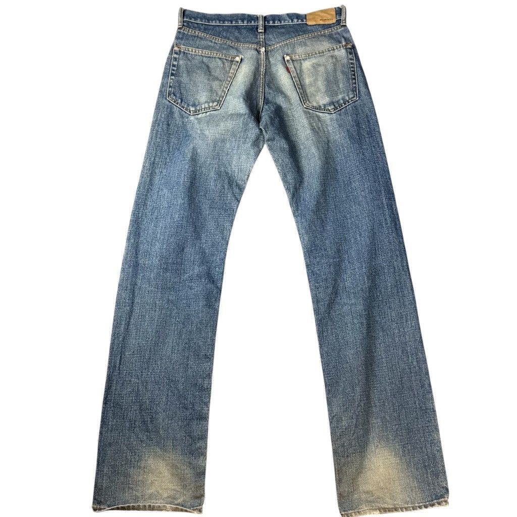 Japanese Brand 🔥🇯🇵 Vintage 90s Japanese Denim Chessking Bobson Distressed Size US 31 - 2 Thumbnail