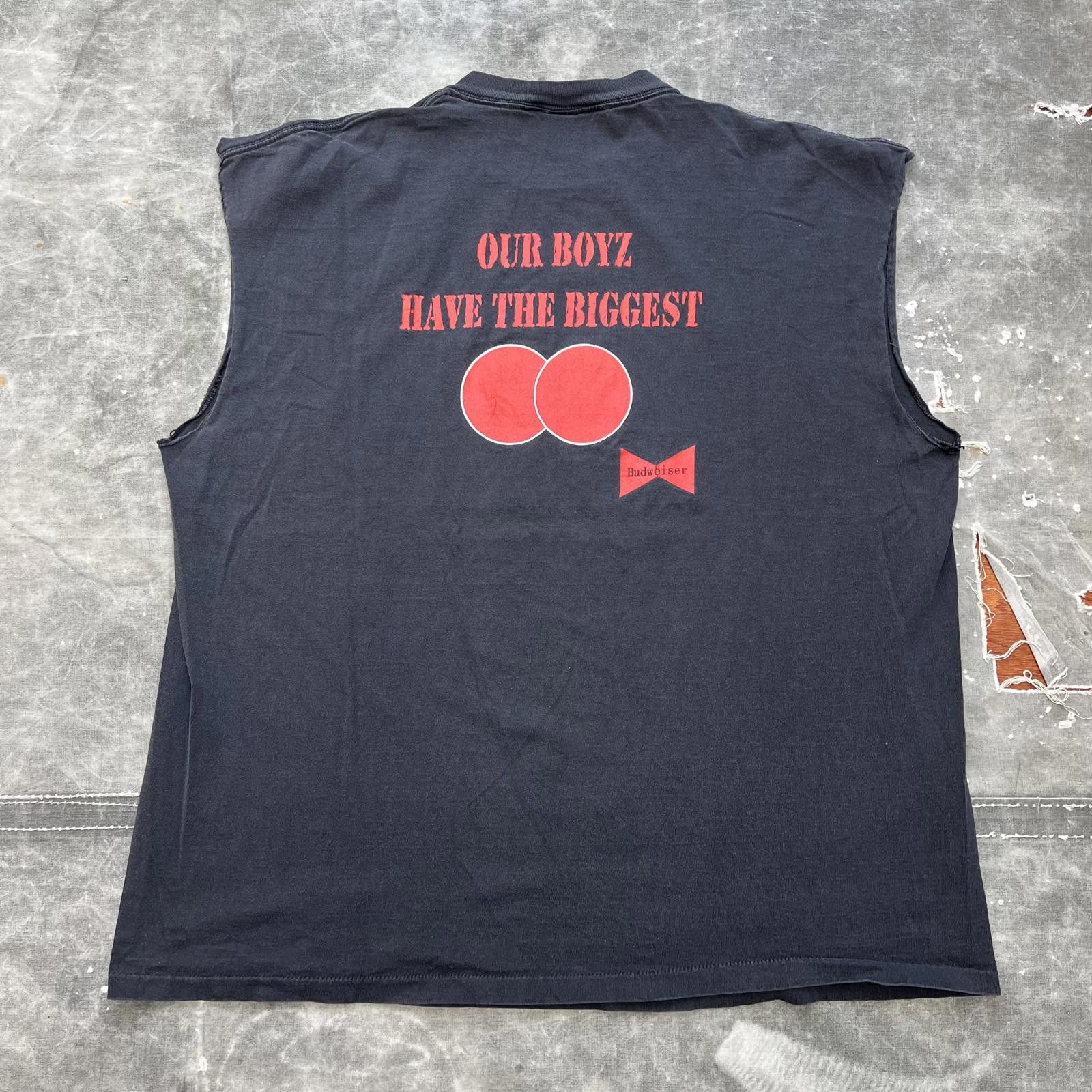 Vintage × WWE Rare Vintage Raw Squad WWE Wrestling Budweiser Joke Shirt Size US XXL / EU 58 / 5 - 2 Thumbnail