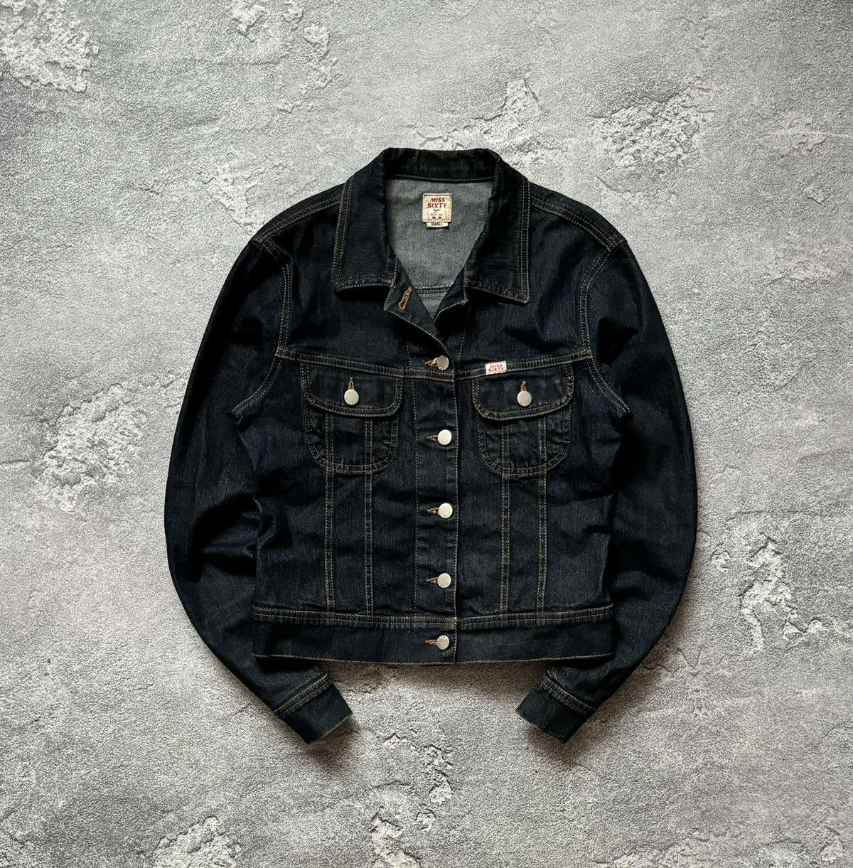 Miss Sixty × Vintage Miss sixty S denim button up jacket bomber y2k Size S / US 4 / IT 40 - 1 Thumbnail