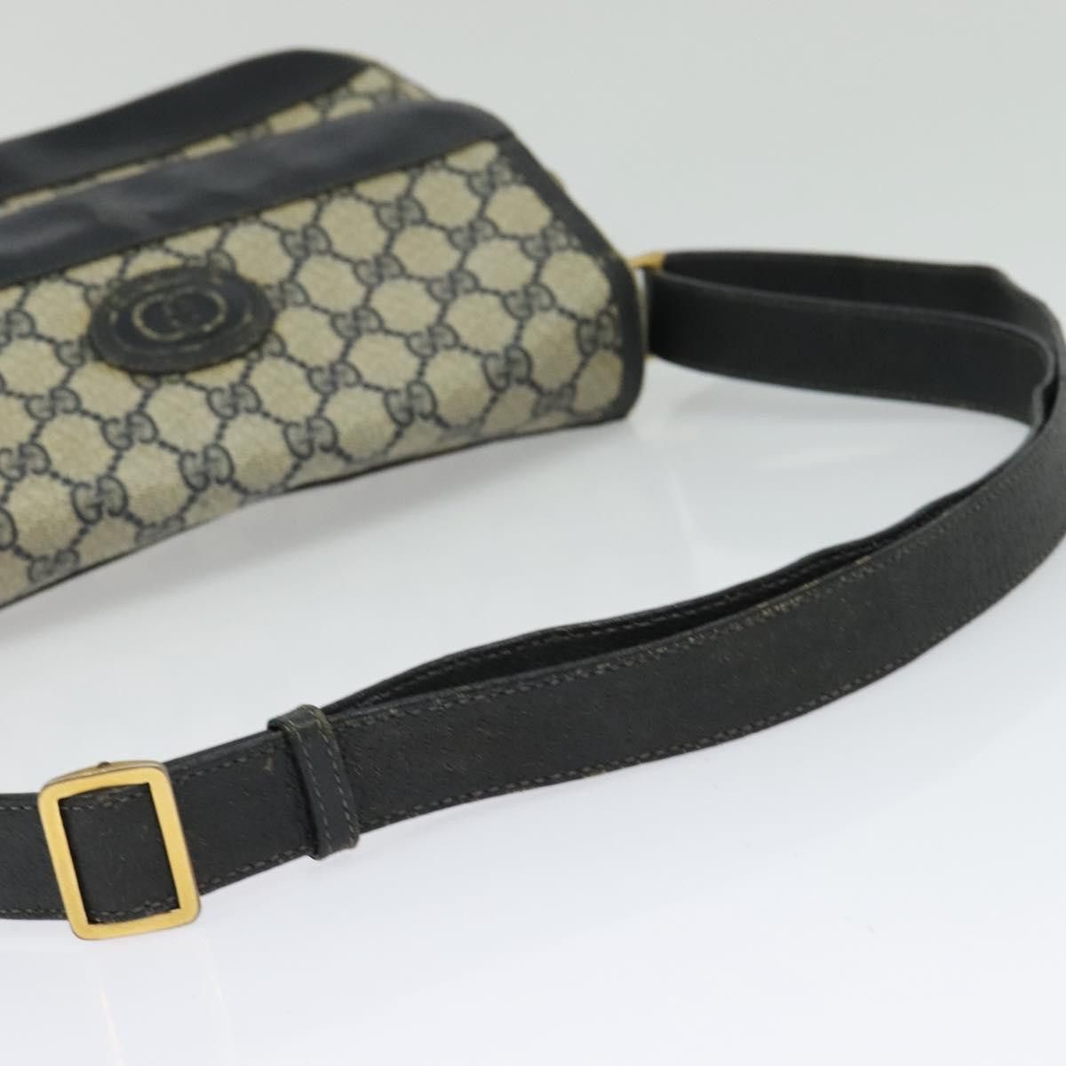 Gucci GUCCI GG Supreme Shoulder Bag Pvc Navy Gold Size ONE SIZE - 7 Thumbnail