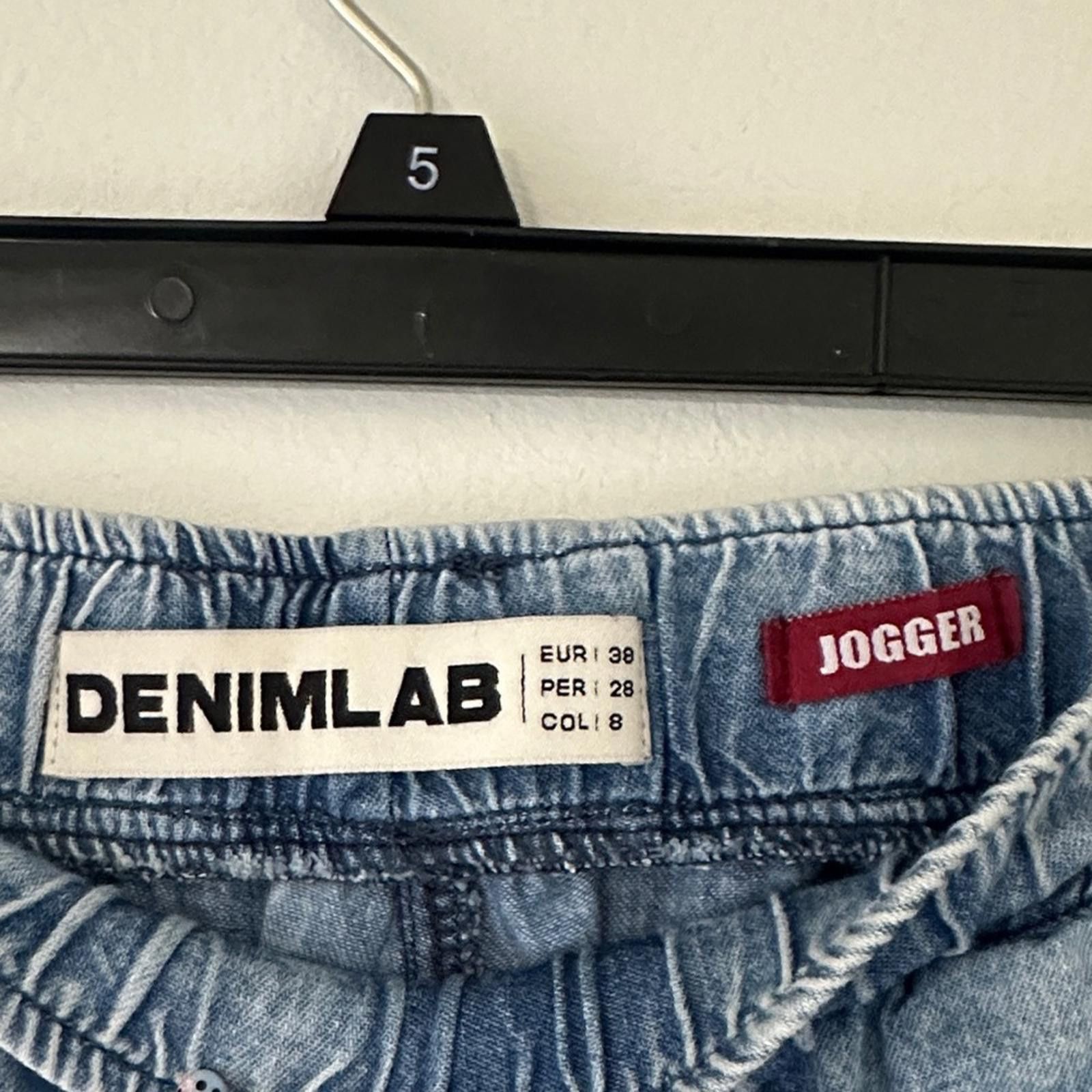 Designer Casual Denim Blue Jogger Pants Size 28" / US 6 / IT 42 - 2 Thumbnail