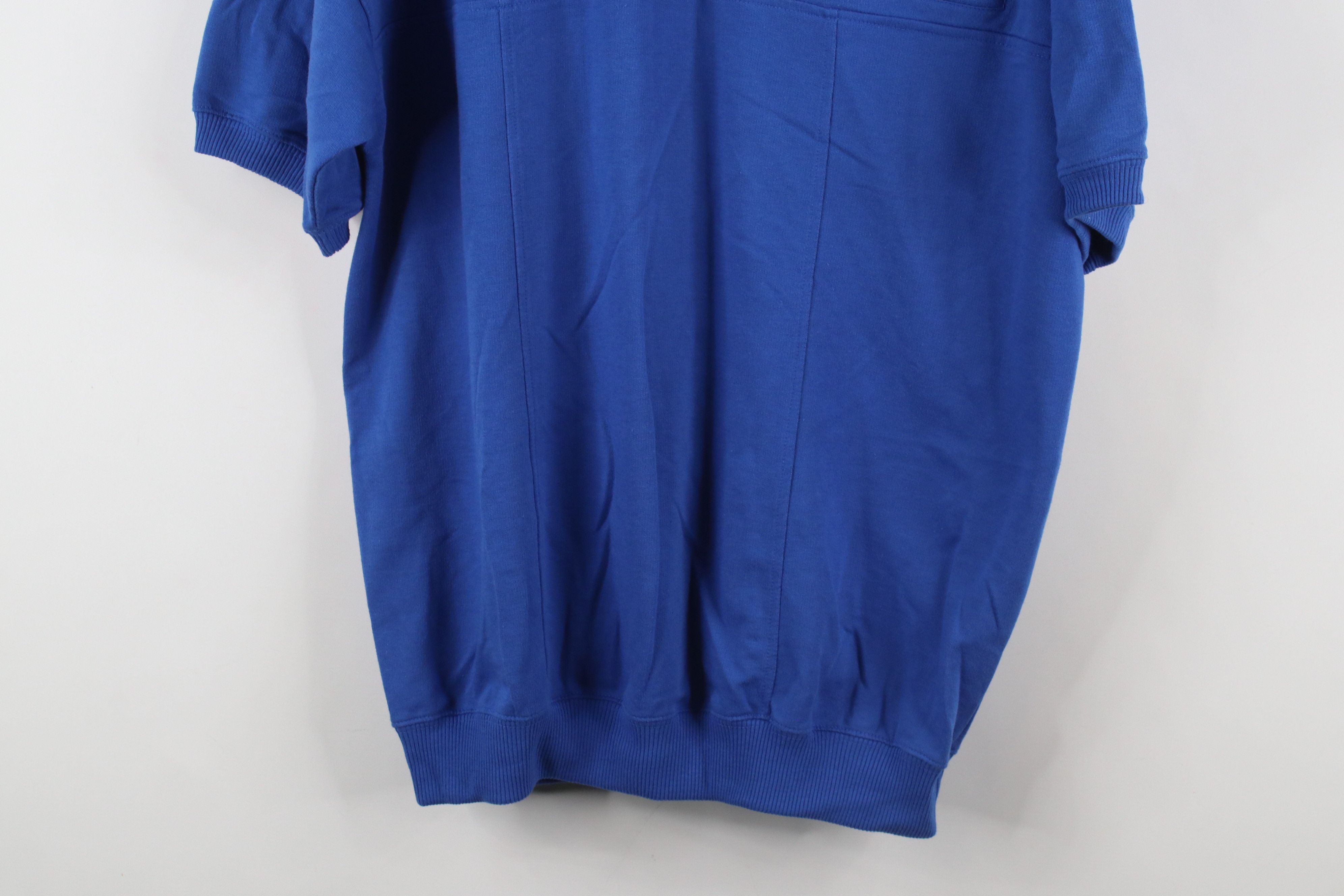 Vintage Vintage 90s Streetwear Short Sleeve Pullover Polo Shirt Blue Size US L / EU 52-54 / 3 - 3 Thumbnail