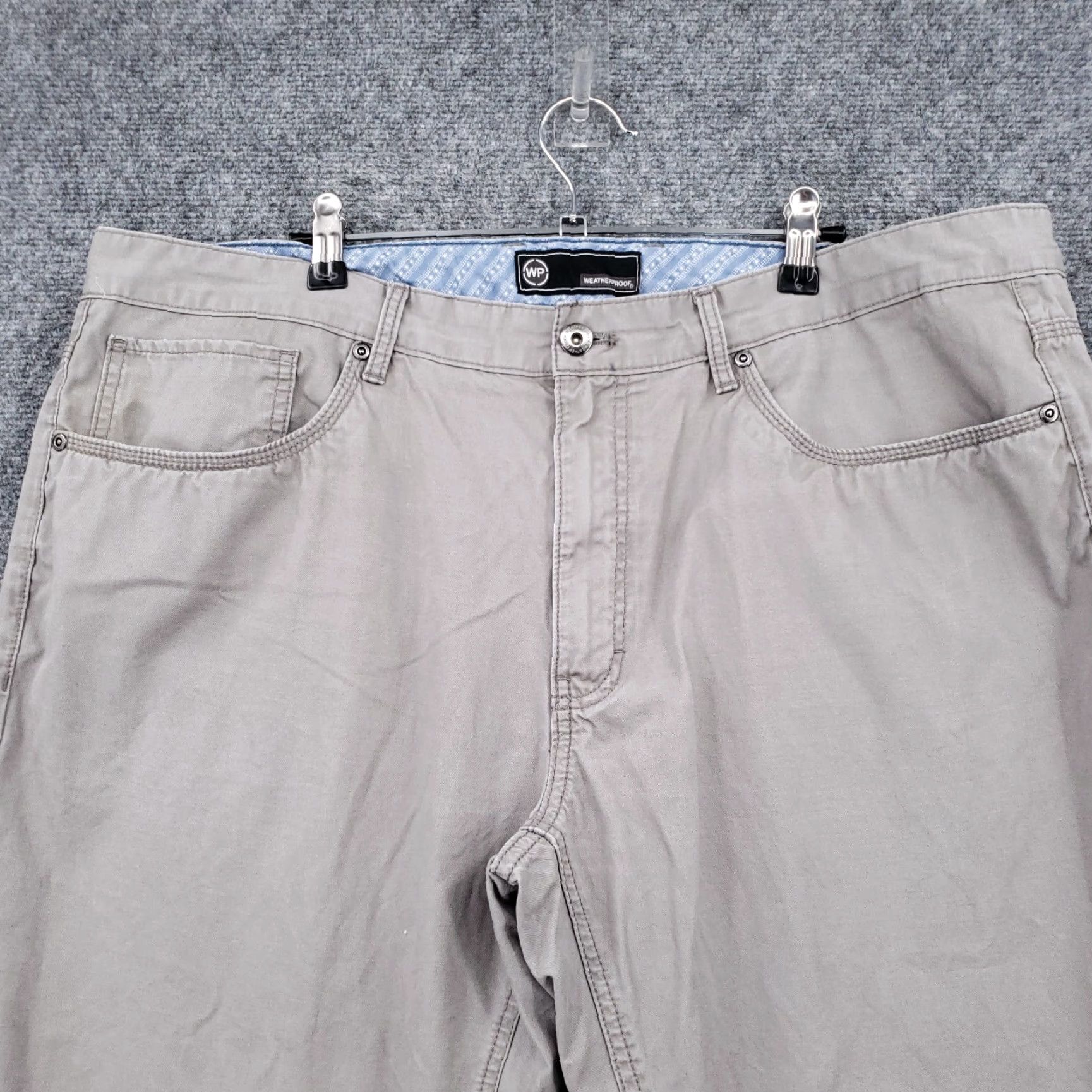 Weatherproof Weatherproof Mens Pants 40x30 Gray Chino Flat Front Straight Classic Vintage? No Size US 40 / EU 56 - 6 Thumbnail