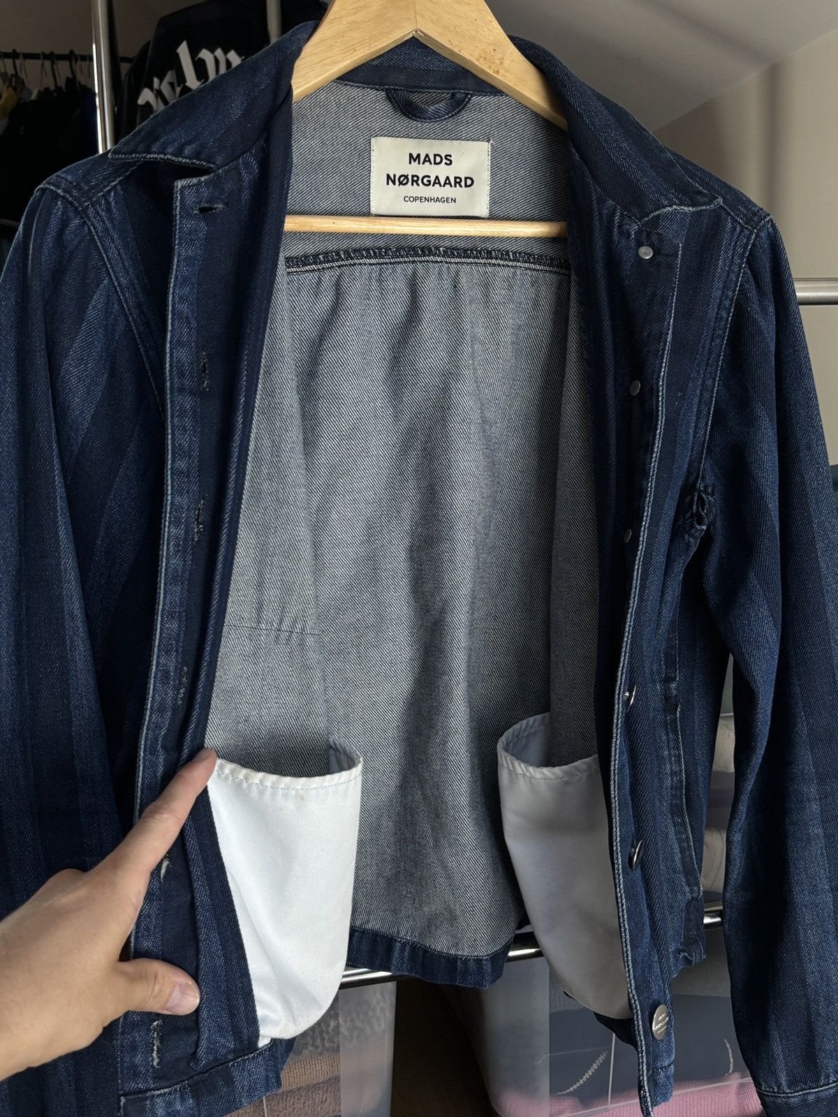 Mads Norgaard Mads Norgaard Oversize Avant Garde Denim Trucker Jacket Acne Size M / US 6-8 / IT 42-44 - 7 Thumbnail