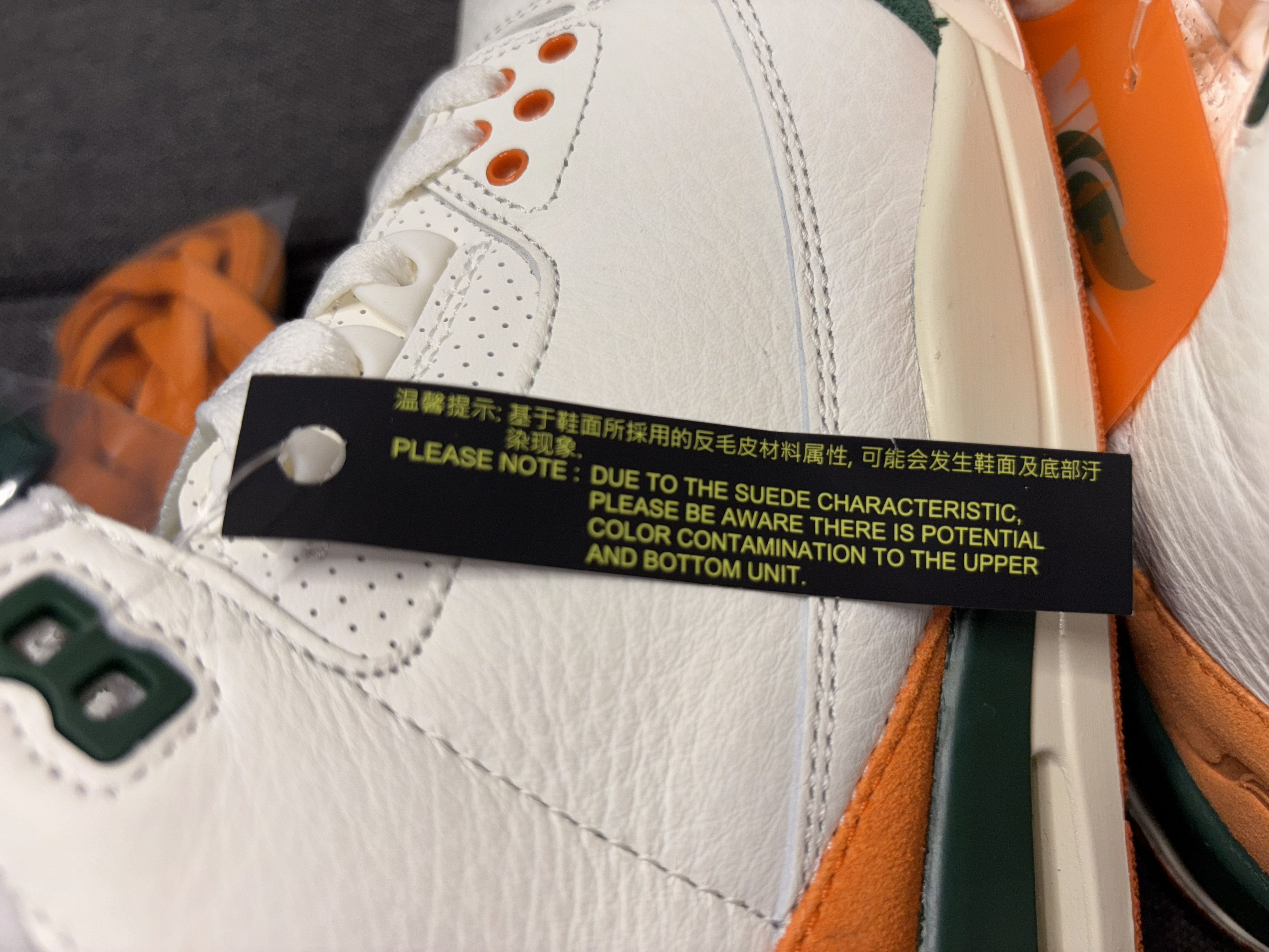 Jordan Brand Nike Air Jordan 3 Retro OG SP SoleFly Miami 7.5 IF4491-100 Size US 7.5 / EU 40-41 - 19 Thumbnail