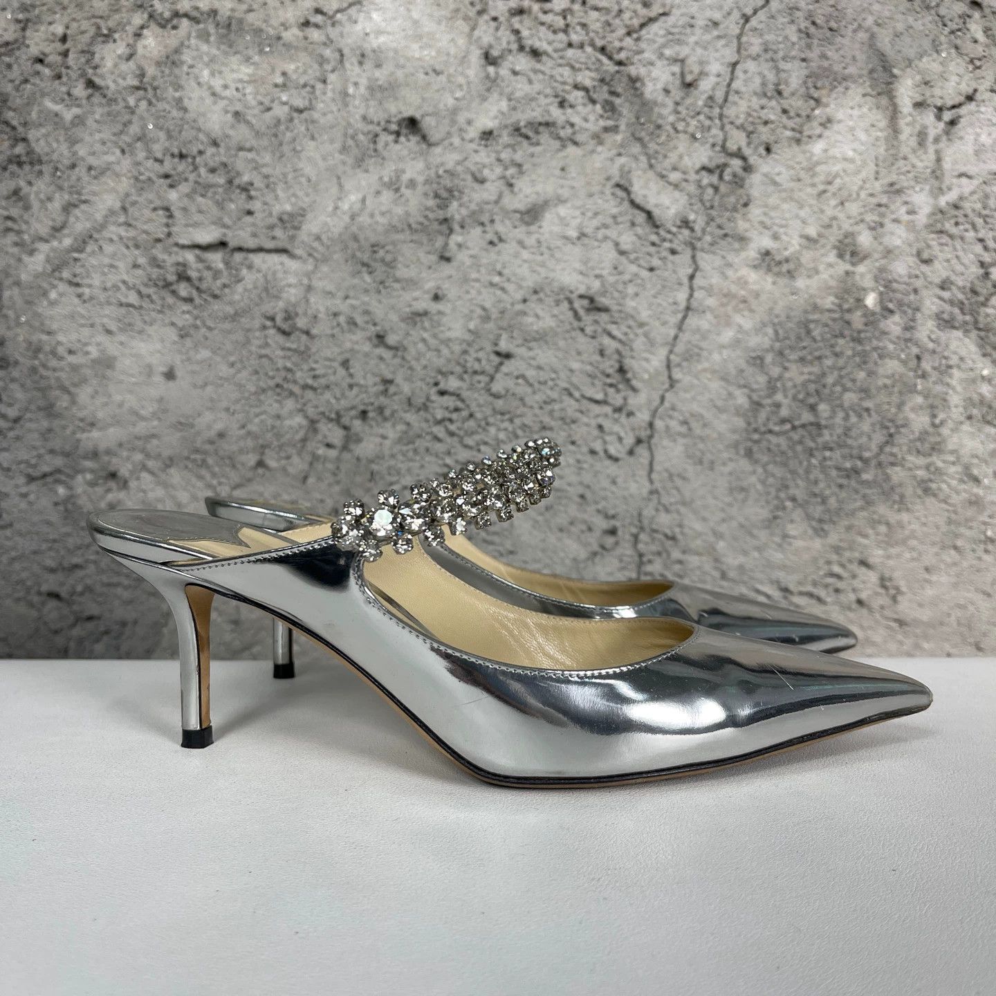 Jimmy Choo Jimmy Choo Women's Heeled Crystal Sandals 37 95New Size US 6.5 / IT 36.5 - 2 Thumbnail