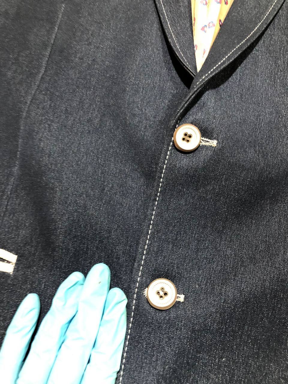 Vintage MARC DARCY JACK MENS BLUE MIX SUIT JACKET Size 48R - 8 Thumbnail