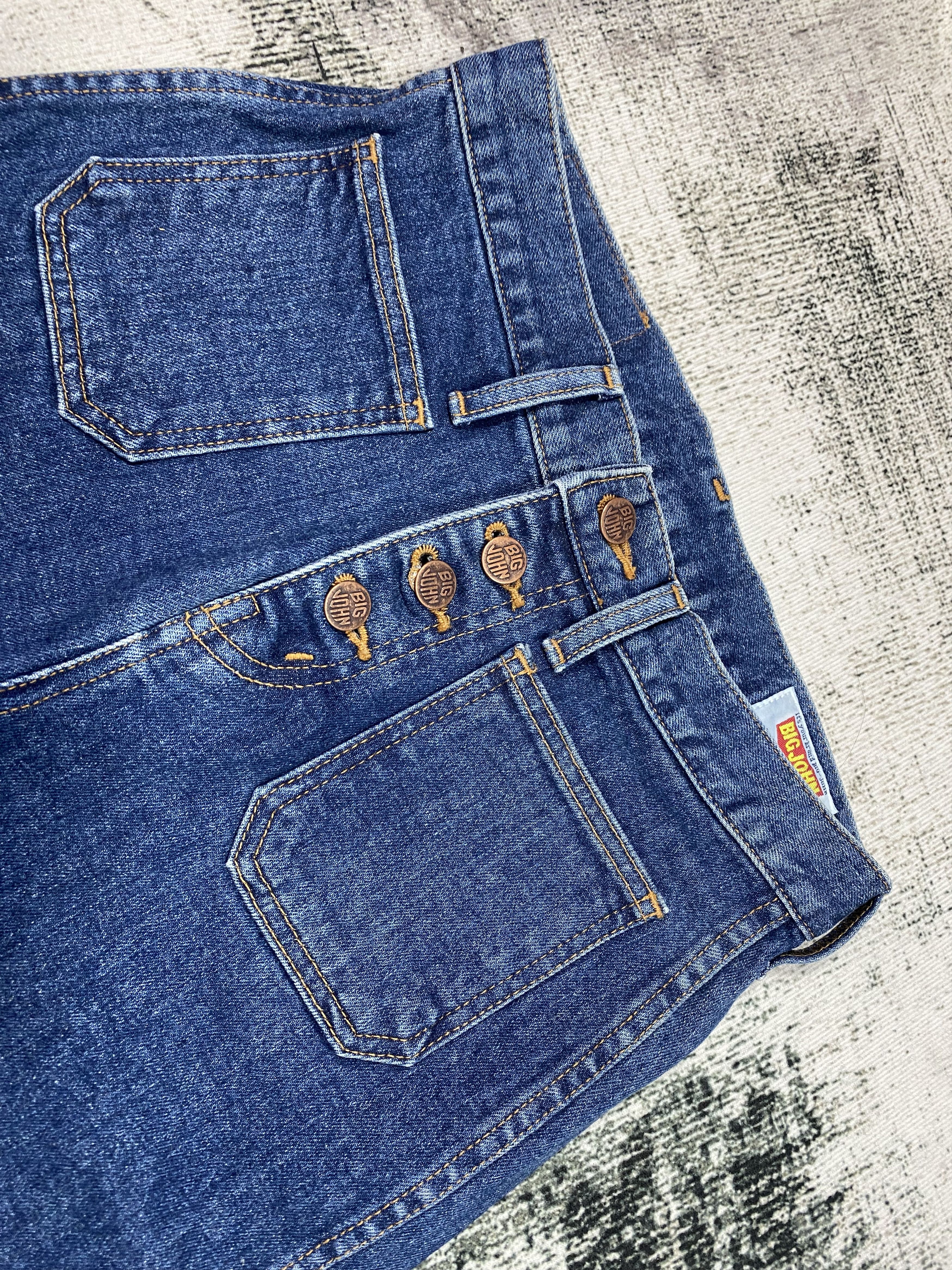 Big John SICKS💥Flare Bell Bottoms Jeans Vintage Big John Size US 27 - 5 Thumbnail