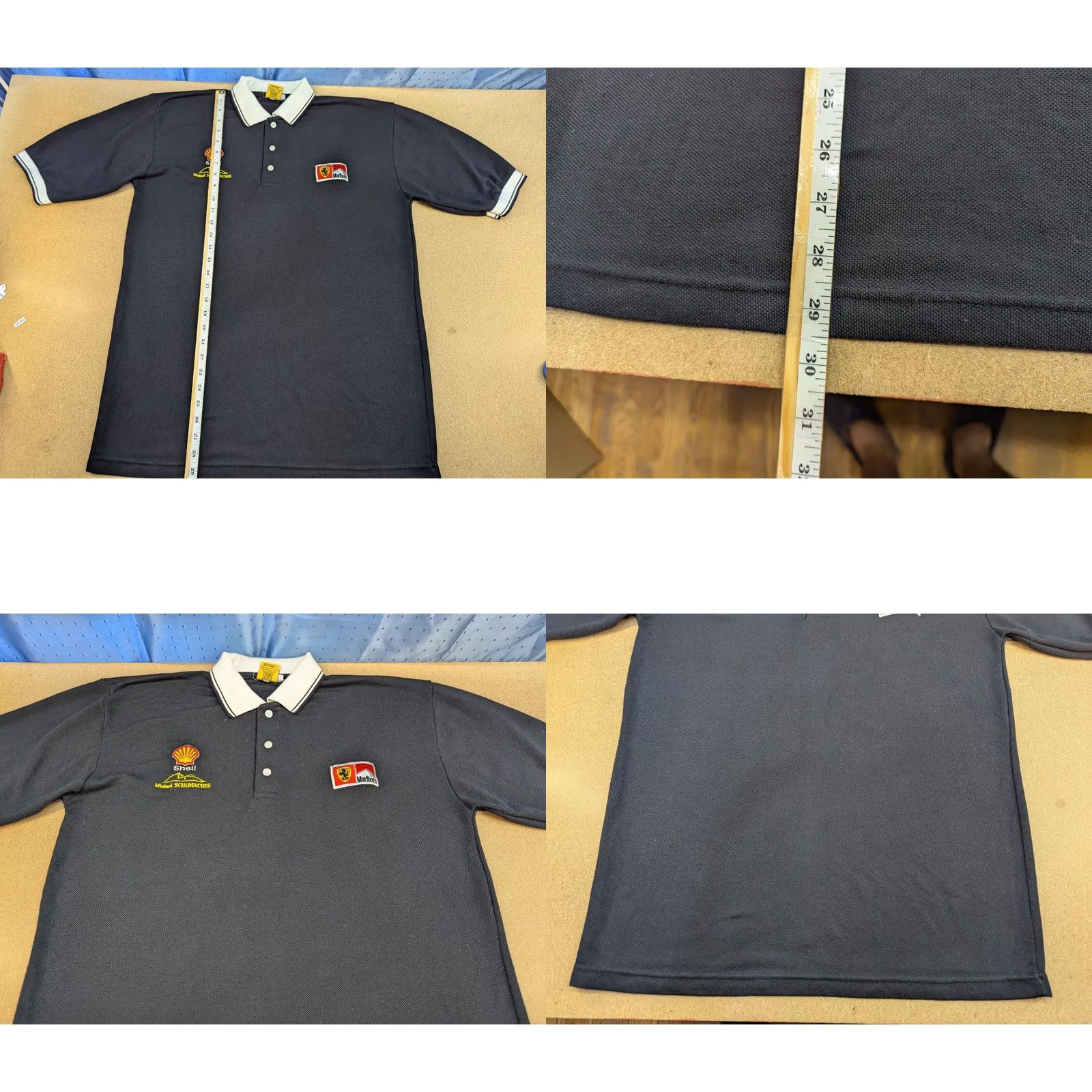 Ferrari VINTAGE Ferrari 1996 Michael Schumacher Polo Shirt Mens 2XL Black Shirt Mens 2XL Black Ferrari 1996 Michael Schumacher Polo Shirt Size US XXL / EU 58 / 5 - 8 Thumbnail