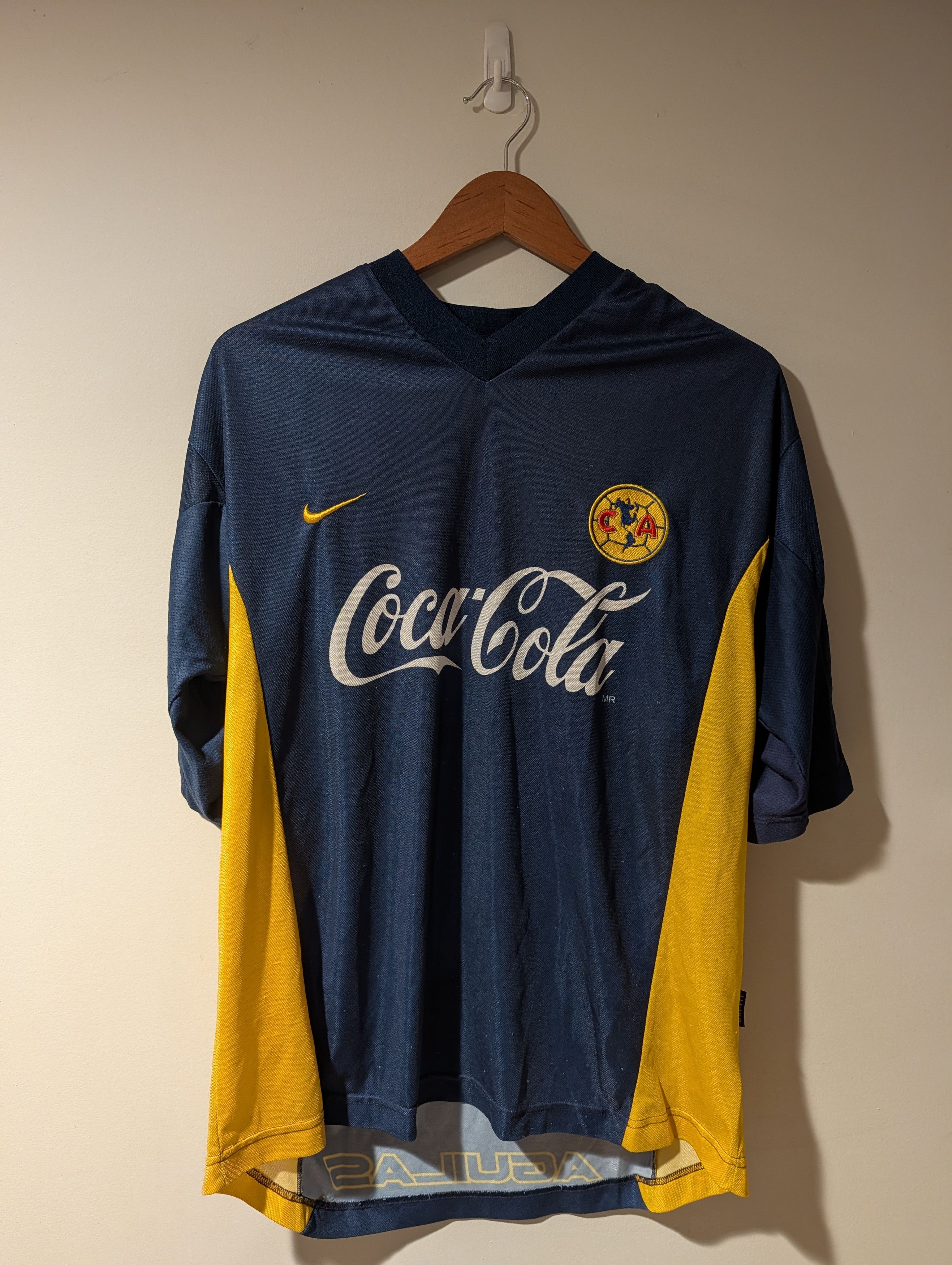 Nike VTG 2000s Nike Club America Soccer Jersey Coca-Cola Large Size US L / EU 52-54 / 3 - 1 Thumbnail