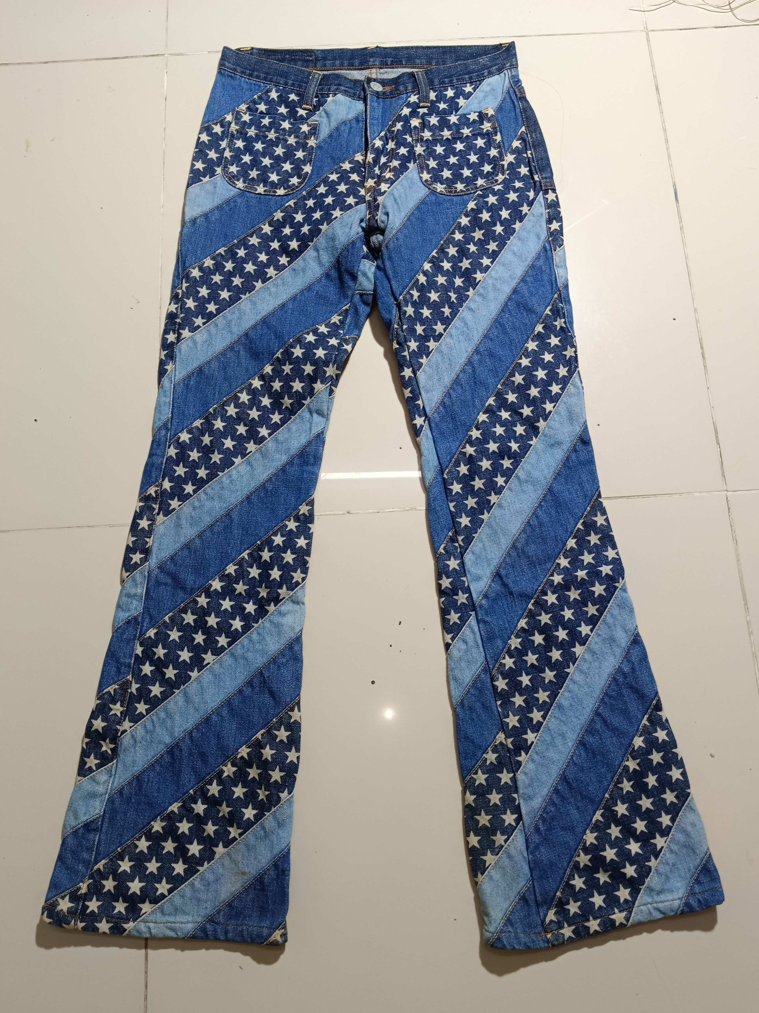 Hysteric Glamour Vintage 90s Hysteric Glamour Star Jeans Size US 28 / EU 44 - 2 Thumbnail