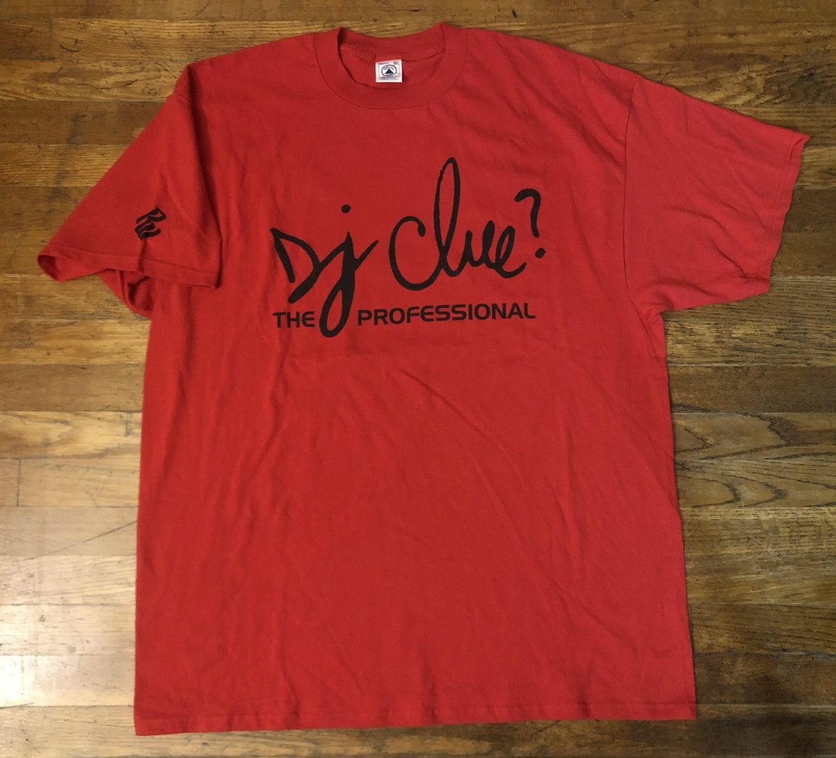 image of Rap Tees x Vintage Rap Tee Dj Clue The Professional Promotional in Red, Men's (Size 2XL)