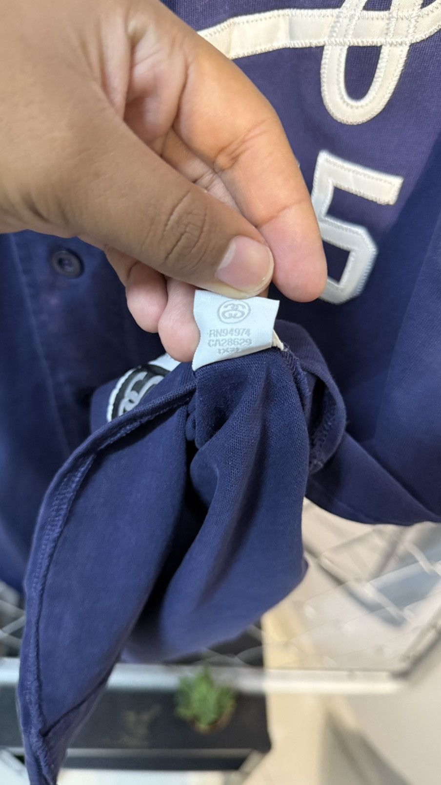 Stussy ‼️NEED GONE‼️ STUSSY BASEBALL NUMBER 35 SHIRT Size US L / EU 52-54 / 3 - 8 Thumbnail