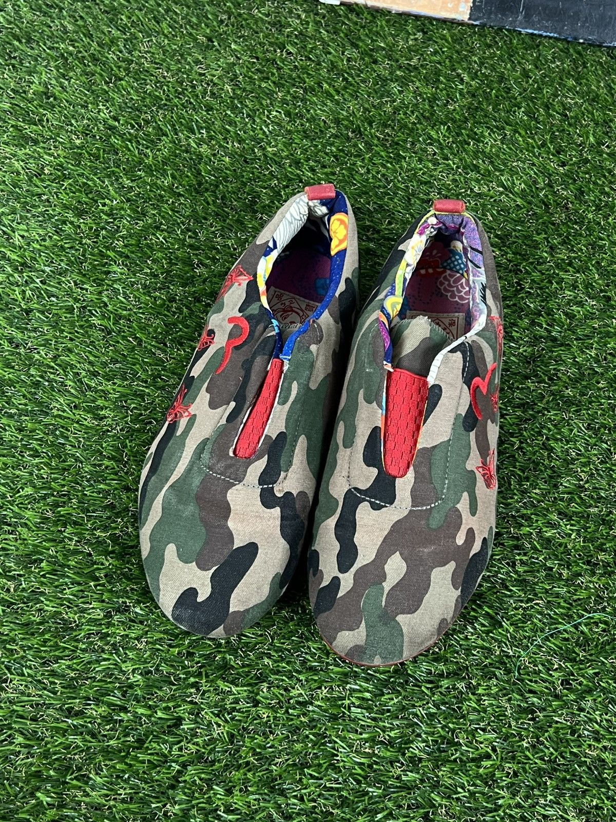 Evisu Vintage Evisu Camo Embroidered Sneakers Size US 8 / IT 38 - 5 Thumbnail