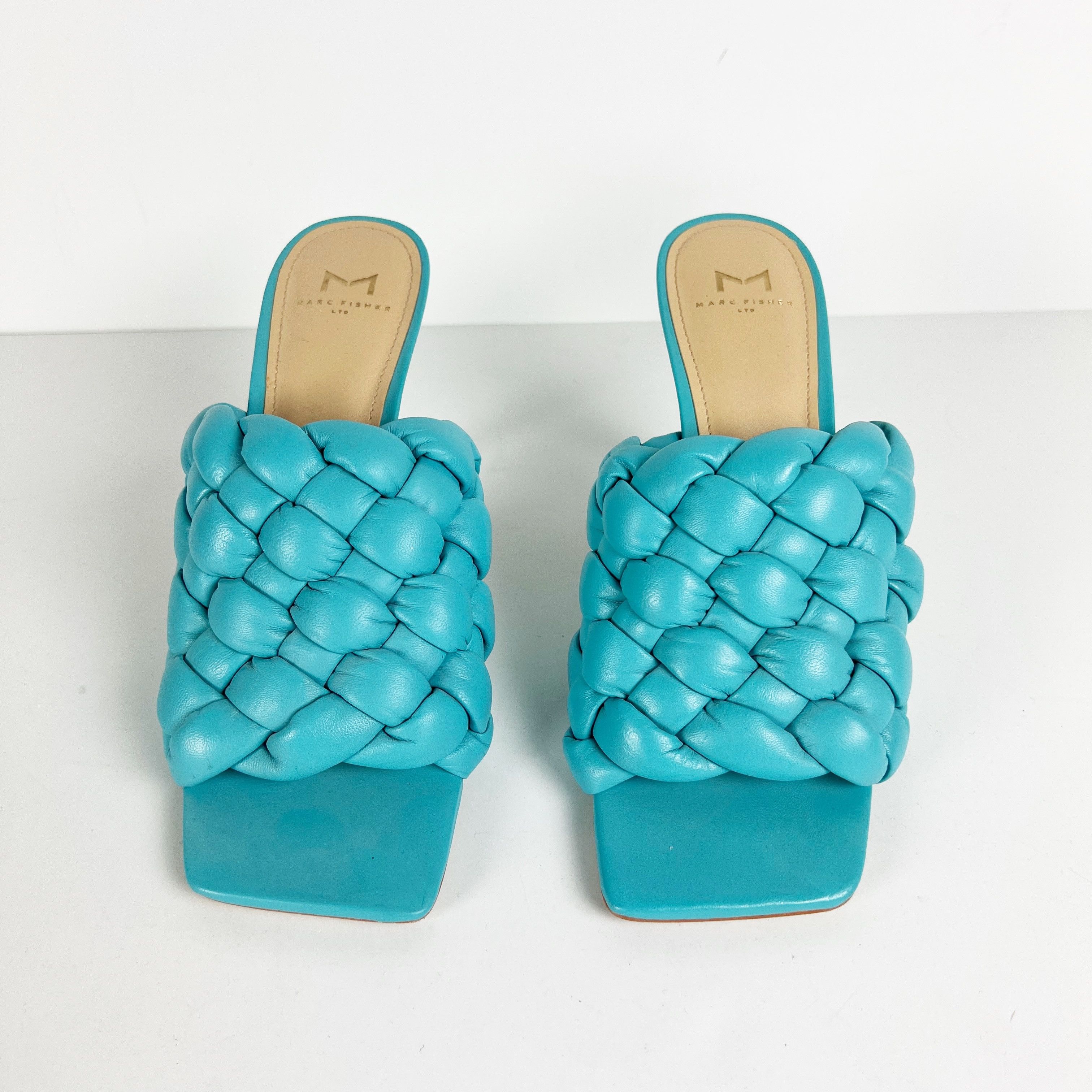 Marc Fisher Marc Fisher Dakina Leather Braided Woven Size US 8.5 / IT 38.5 - 2 Thumbnail