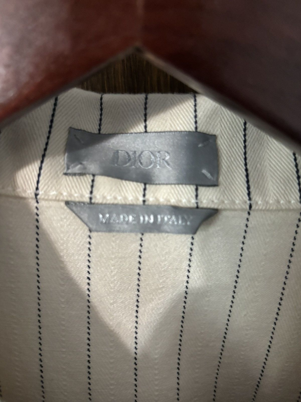 Dior Dior White Denim Pinstripe Jacket Medium Size US M / EU 48-50 / 2 - 6 Thumbnail