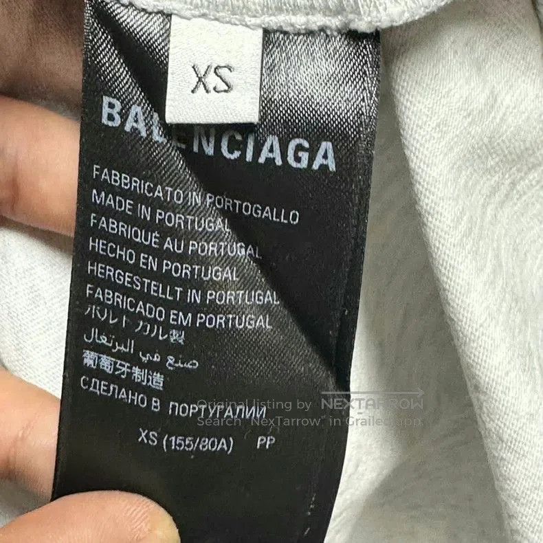 Balenciaga Balenciaga x Apple Music Distressed Gray Top. Size US XS / EU 42 / 0 - 5 Thumbnail