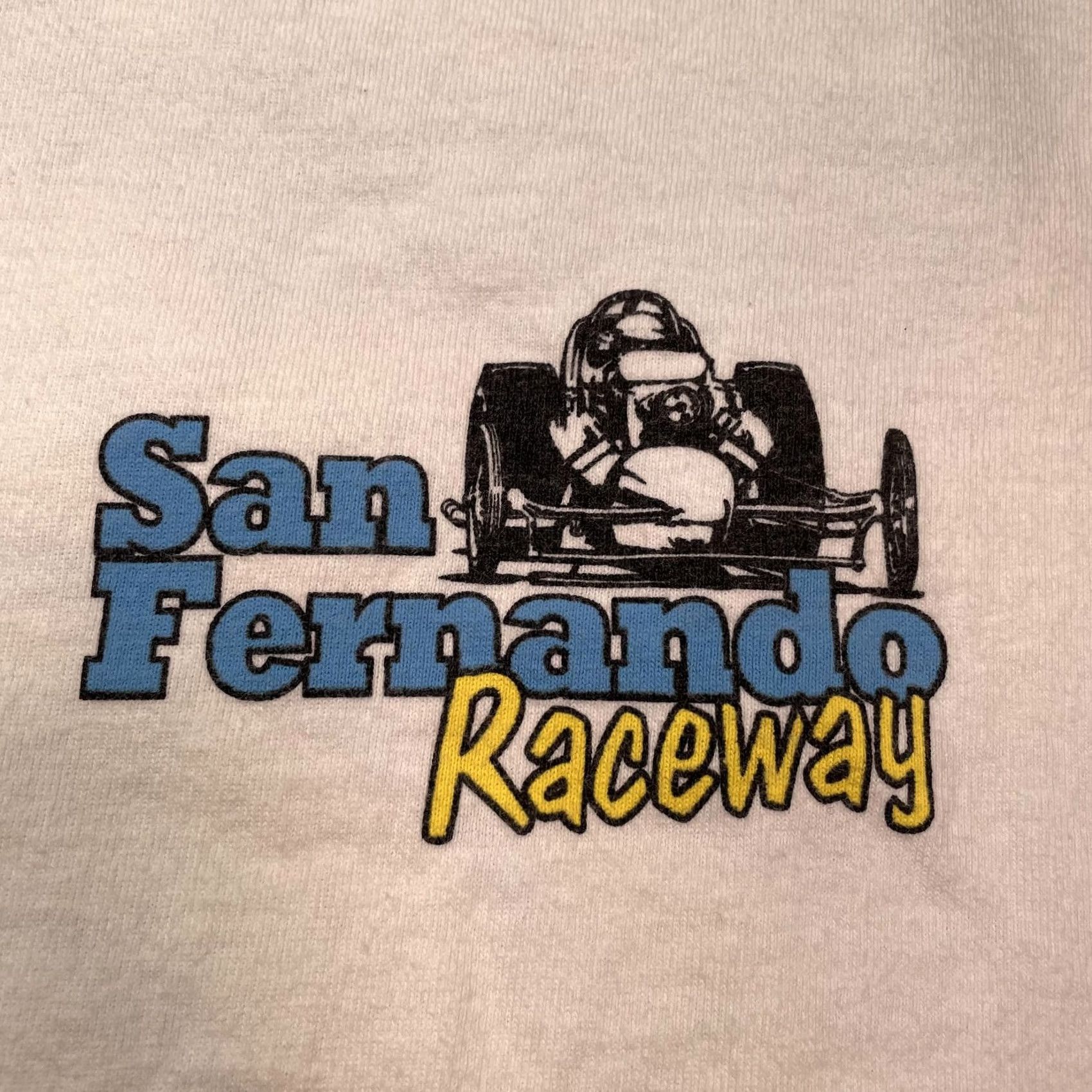 Vintage San Fernando Raceway Shirt Mens 2XL White Dragster Racing Graphic Tee T-Shirt Size US XXL / EU 58 / 5 - 4 Thumbnail