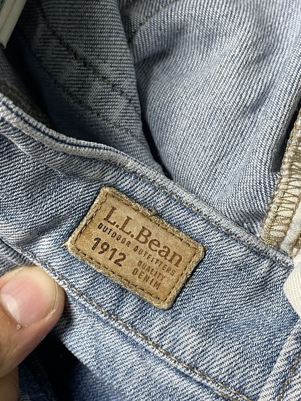 Japanese Brand × L.L. Bean × Vintage L.L Bean 1912 Straight Leg Favorite Fit Denim Jeans (132) Size US 29 - 11 Thumbnail