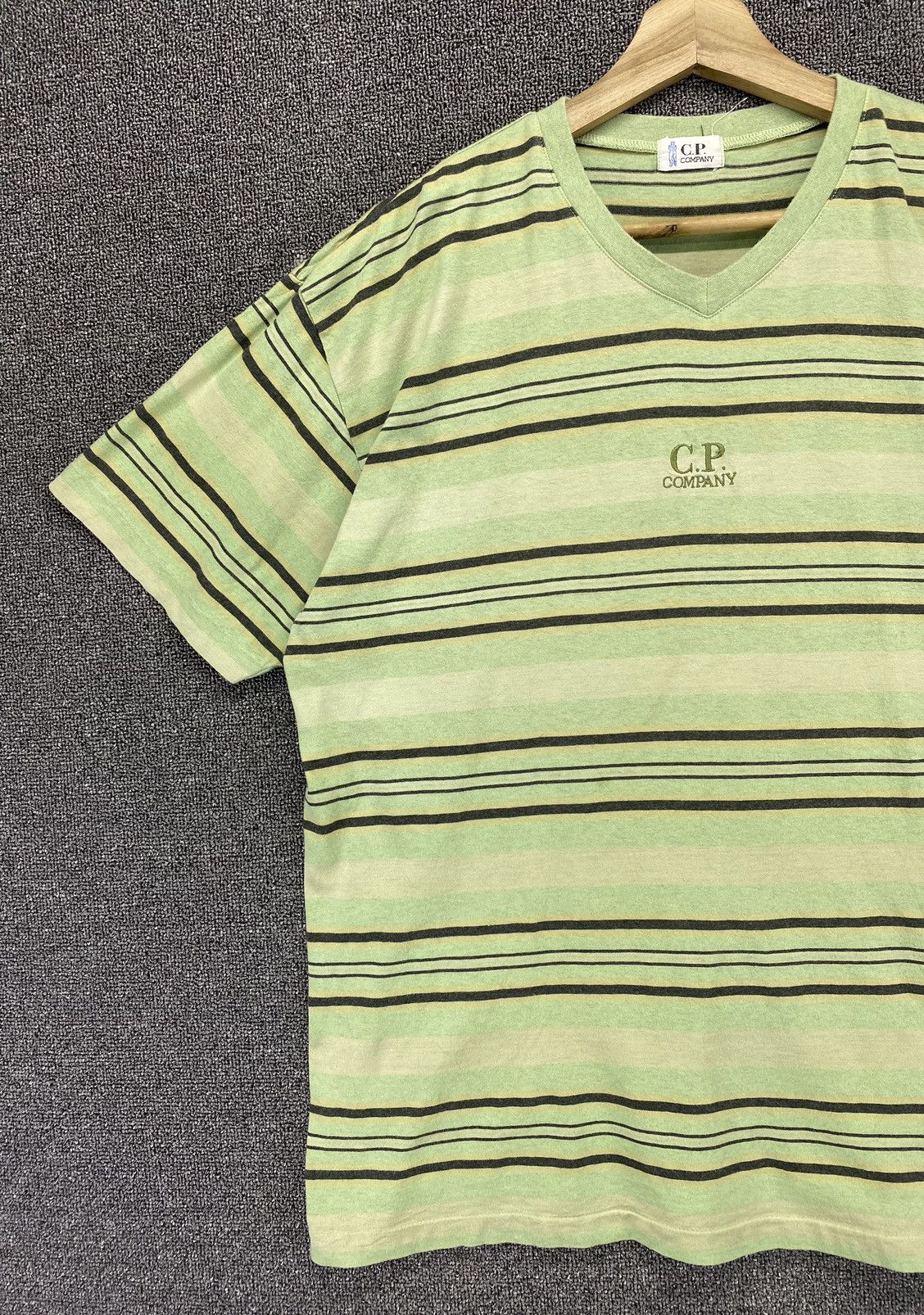 C.P. Company Vintage CP Company OverStriped Tee T Shirts Size US M / EU 48-50 / 2 - 3 Thumbnail