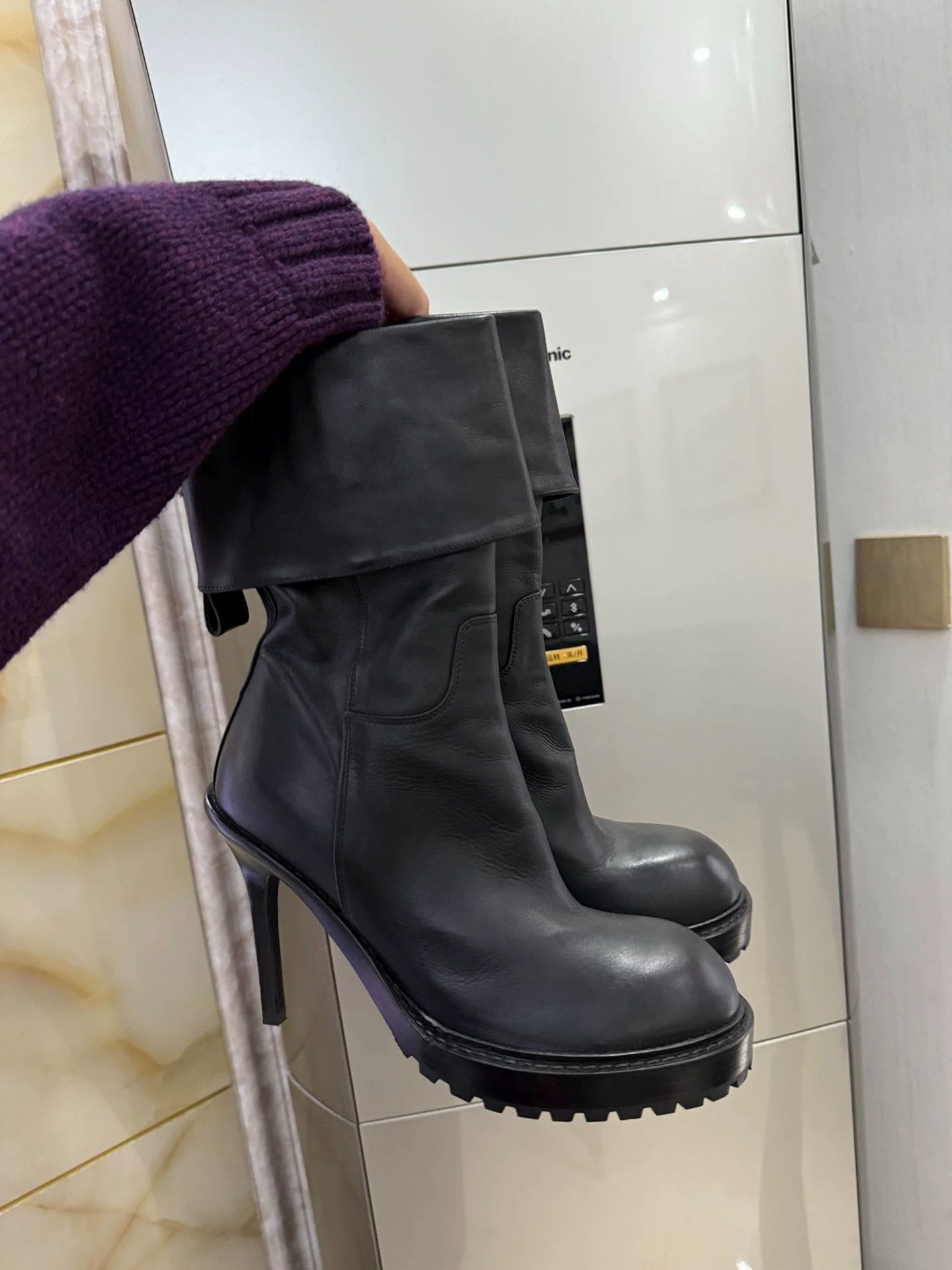 Ann Demeulemeester Ann Demeulemeester size 38 high-heeled ankle boots Size US 7.5 / IT 37.5 - 3 Thumbnail