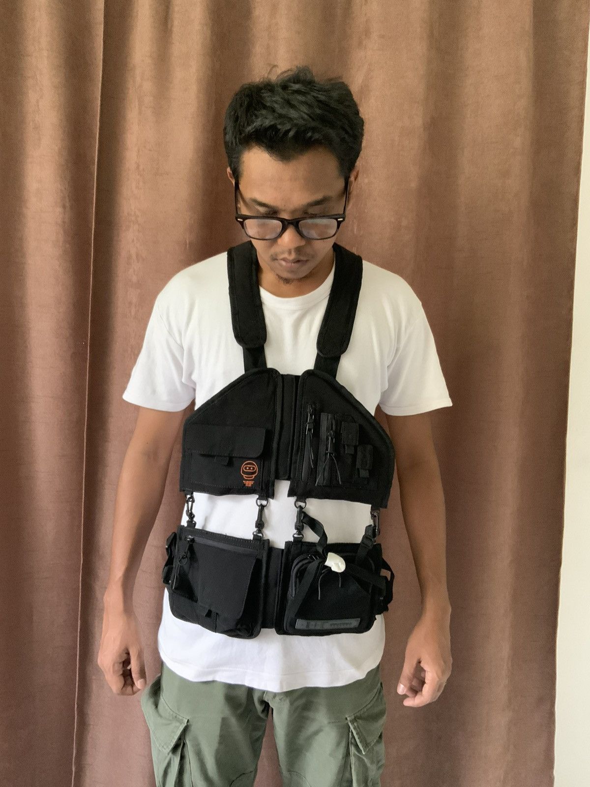 Bershka Bershka Urbanwear Multipocket Chest Bag Size ONE SIZE - 20 Thumbnail