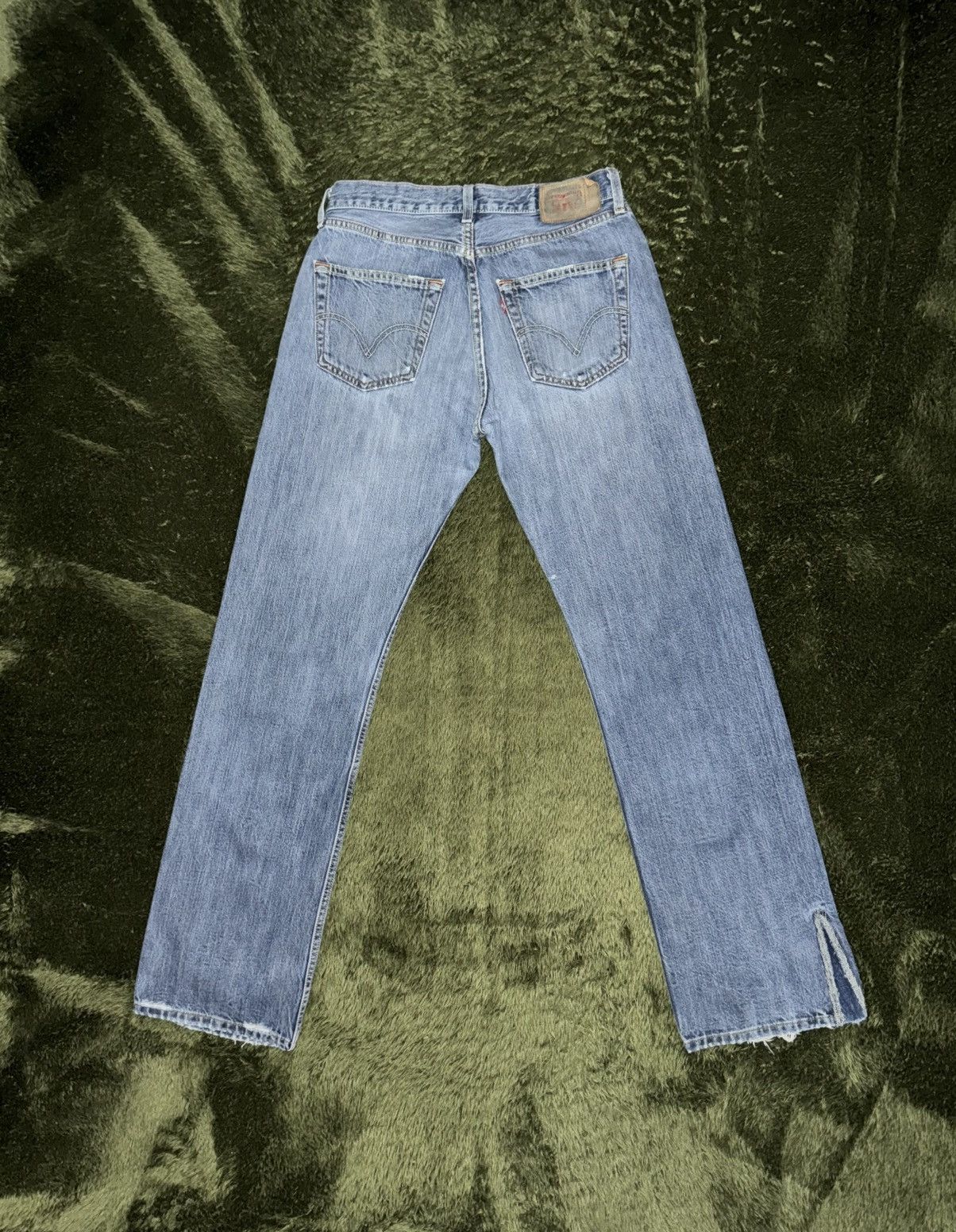 Levi's [W31/L34] Levis 501 Europe Repaired Vintage Wash Denim Pants Size US 31 - 7 Thumbnail