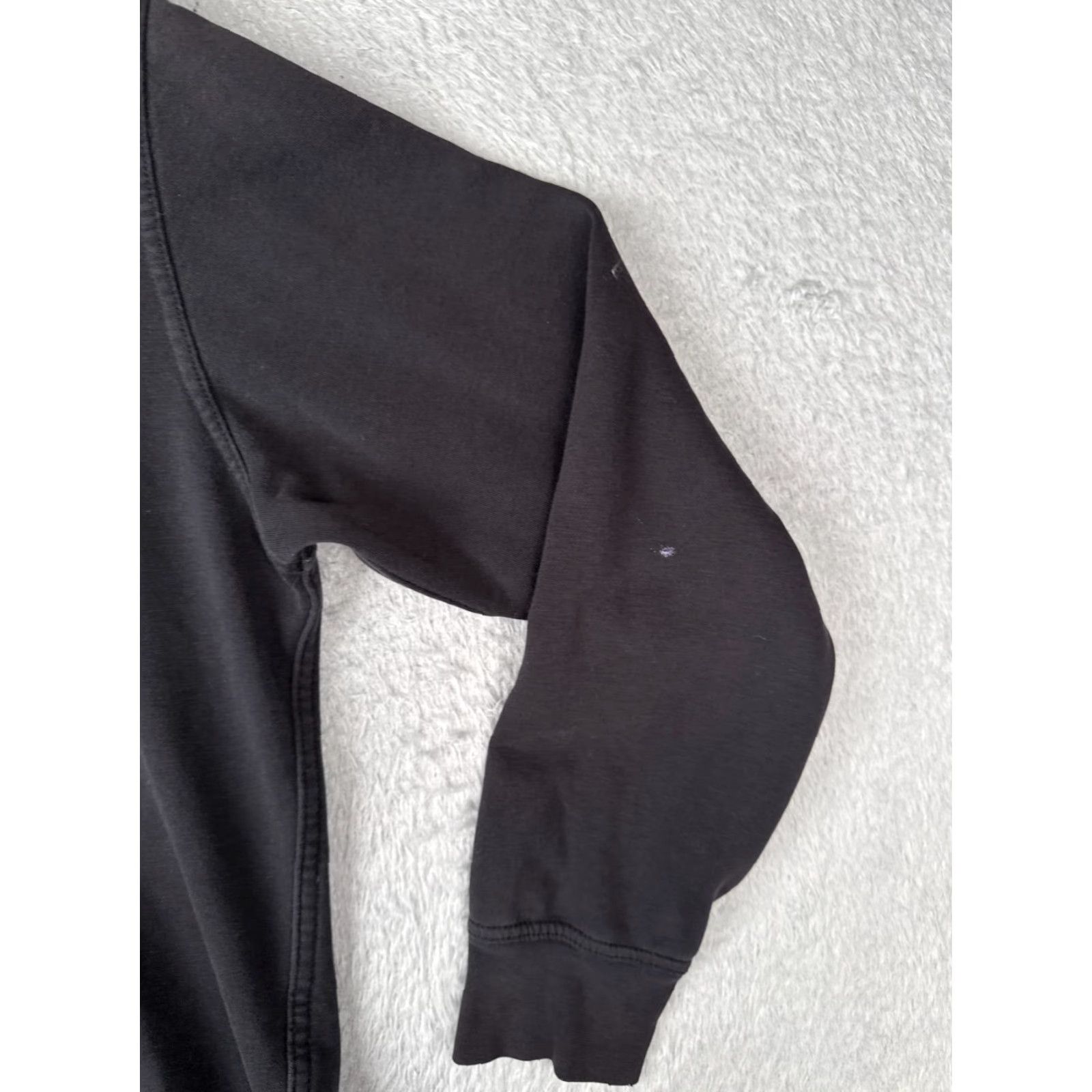 The North Face The North Face Hoodie Mens Medium Black Pullover Logo Sweatshirt Drawstring Size US M / EU 48-50 / 2 - 2 Thumbnail