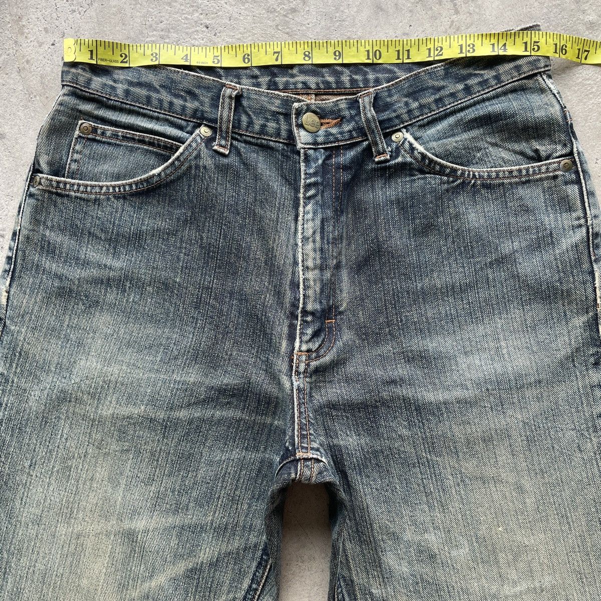 Japanese Brand Vintage Japan Distressed Faded Jeans Denim Pants W31x31 Size US 31 - 5 Thumbnail