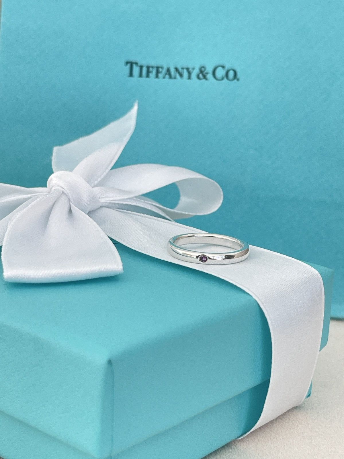 Tiffany & Co. Tiffany & Co. Silver Peretti Pink Sapphire sz. 5.5 $550 Size ONE SIZE - 14 Thumbnail