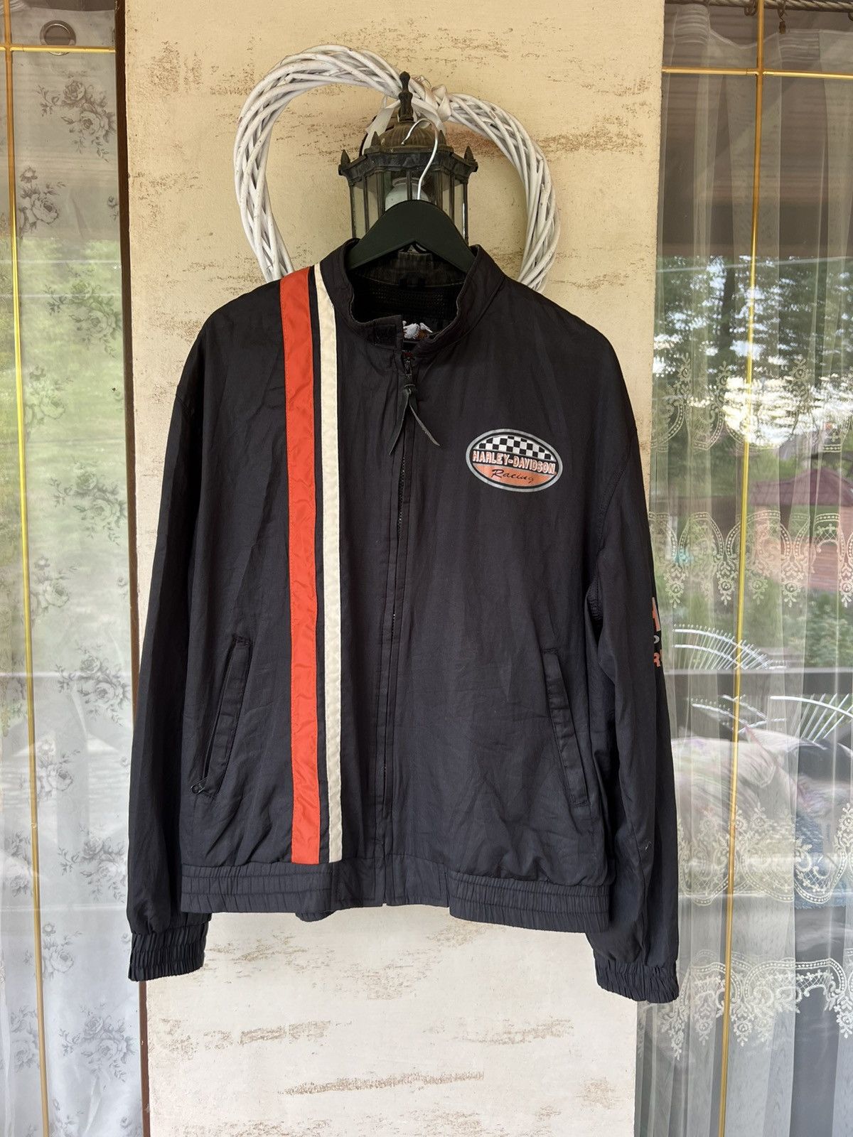 Harley Davidson 🔥 Harley-Davidson Racing Team Windbreaker XL Reflective Logo Size US XL / EU 56 / 4 - 8 Thumbnail