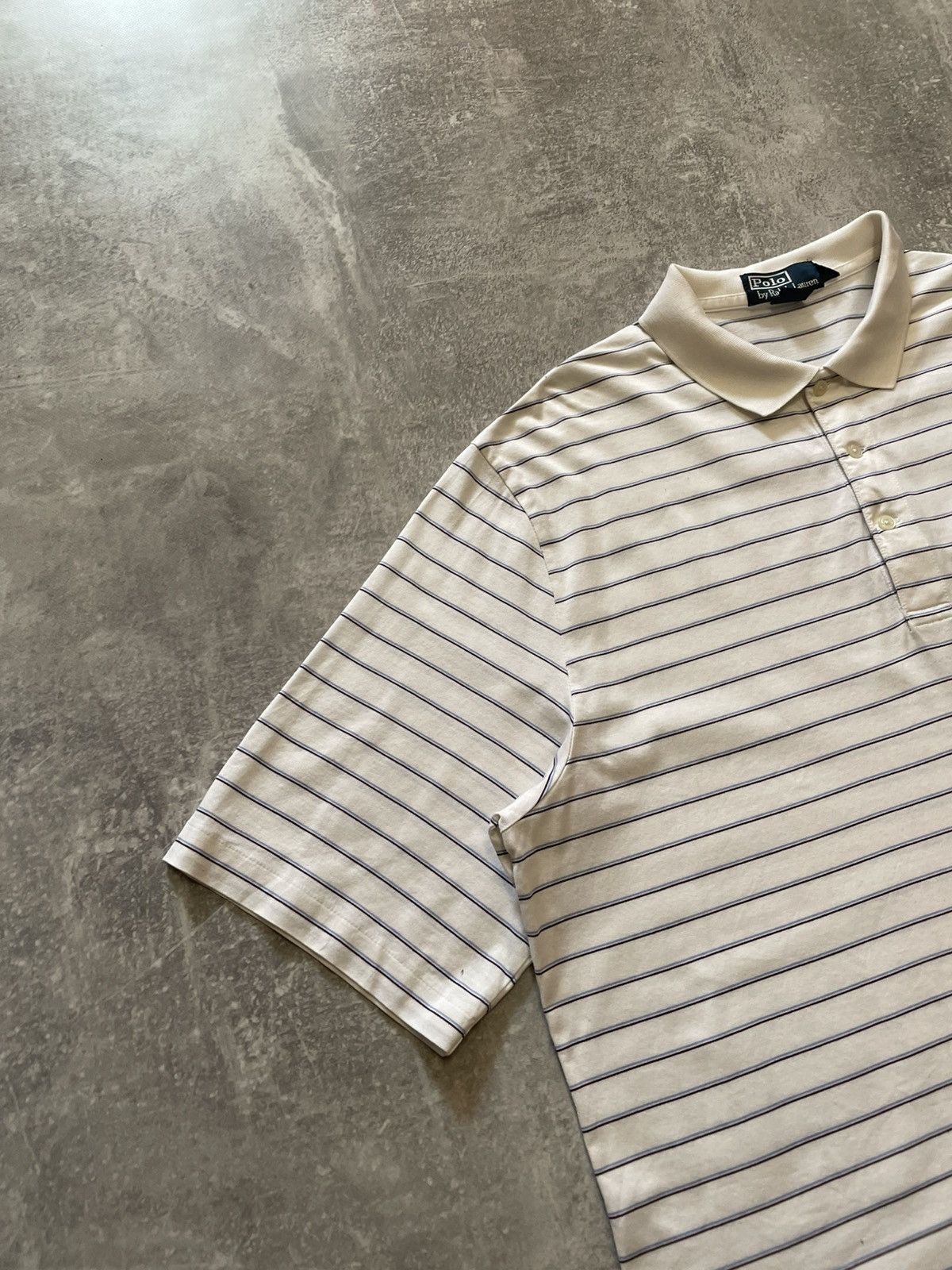 Polo Ralph Lauren Vintage Polo Ralph Lauren Striped Polo Shirt Size L Size US L / EU 52-54 / 3 - 4 Thumbnail