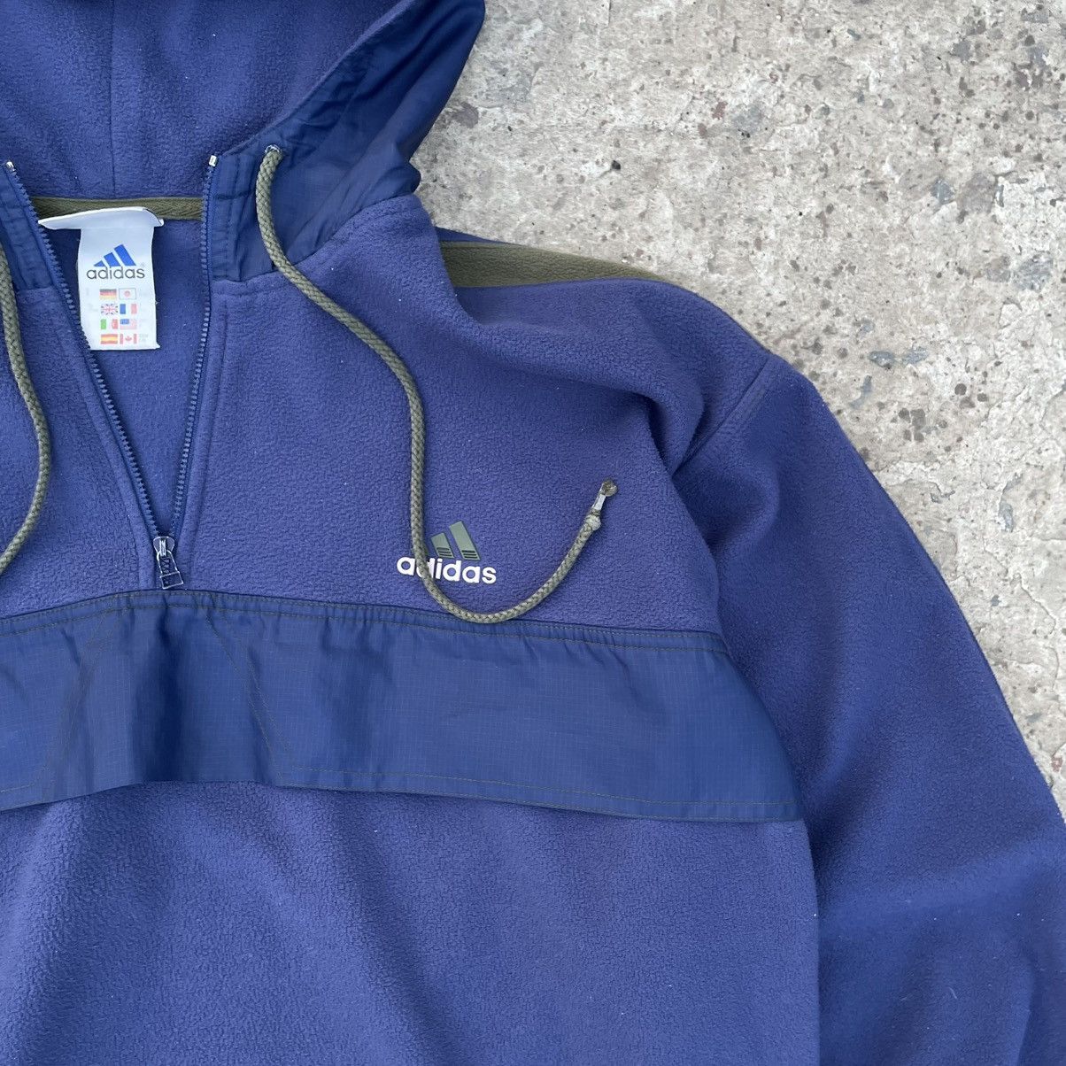032c × Adidas Vintage Adidas Hoodie Sweater Small Logo Nylon 90вs Sise L Size US XL / EU 56 / 4 - 5 Thumbnail