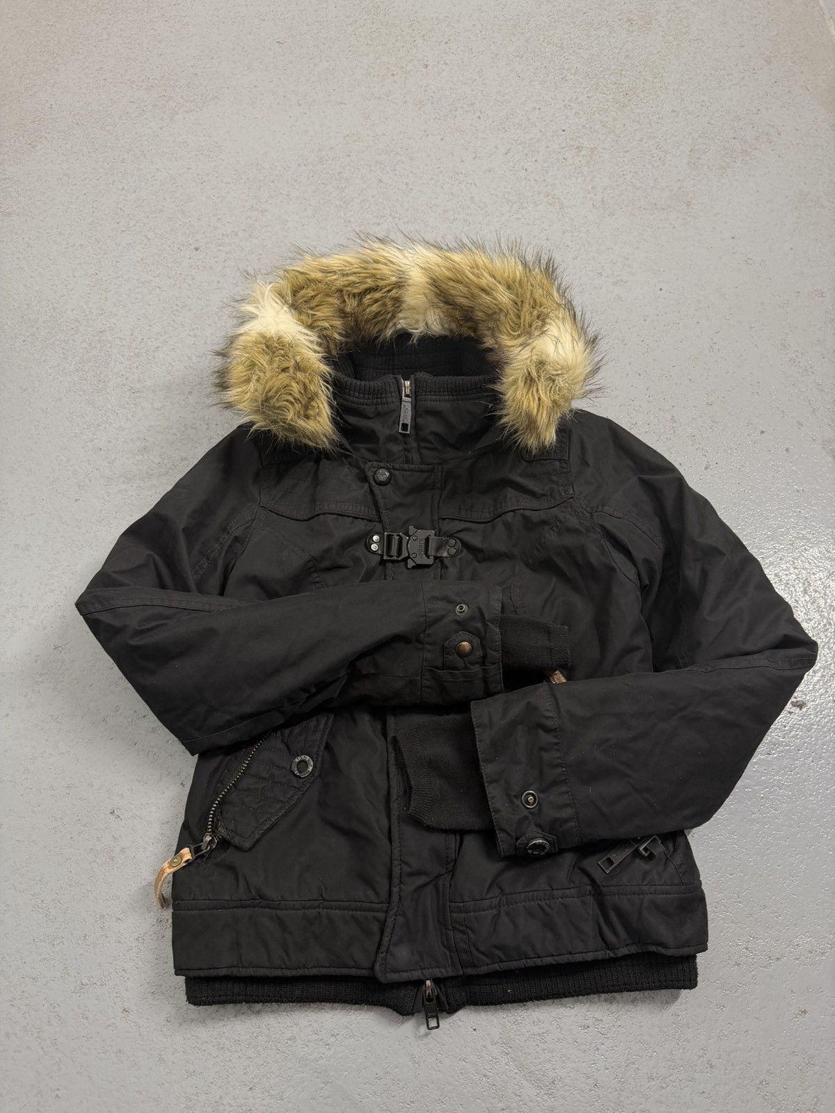 khujo Khujo Double Belted Fur Insulated Jacket Size M / US 6-8 / IT 42-44 - 8 Thumbnail