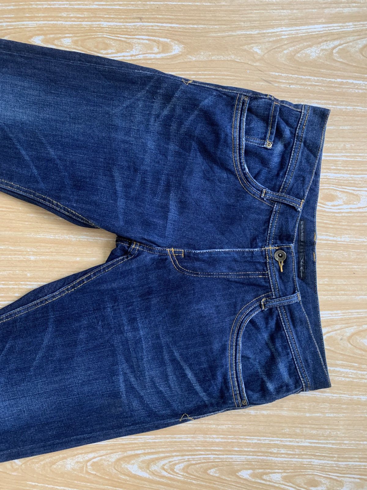 Issey Miyake × Tete Homme Rare..Tete Homme Denim Jeans Pants Size US 32 / EU 48 - 9 Thumbnail