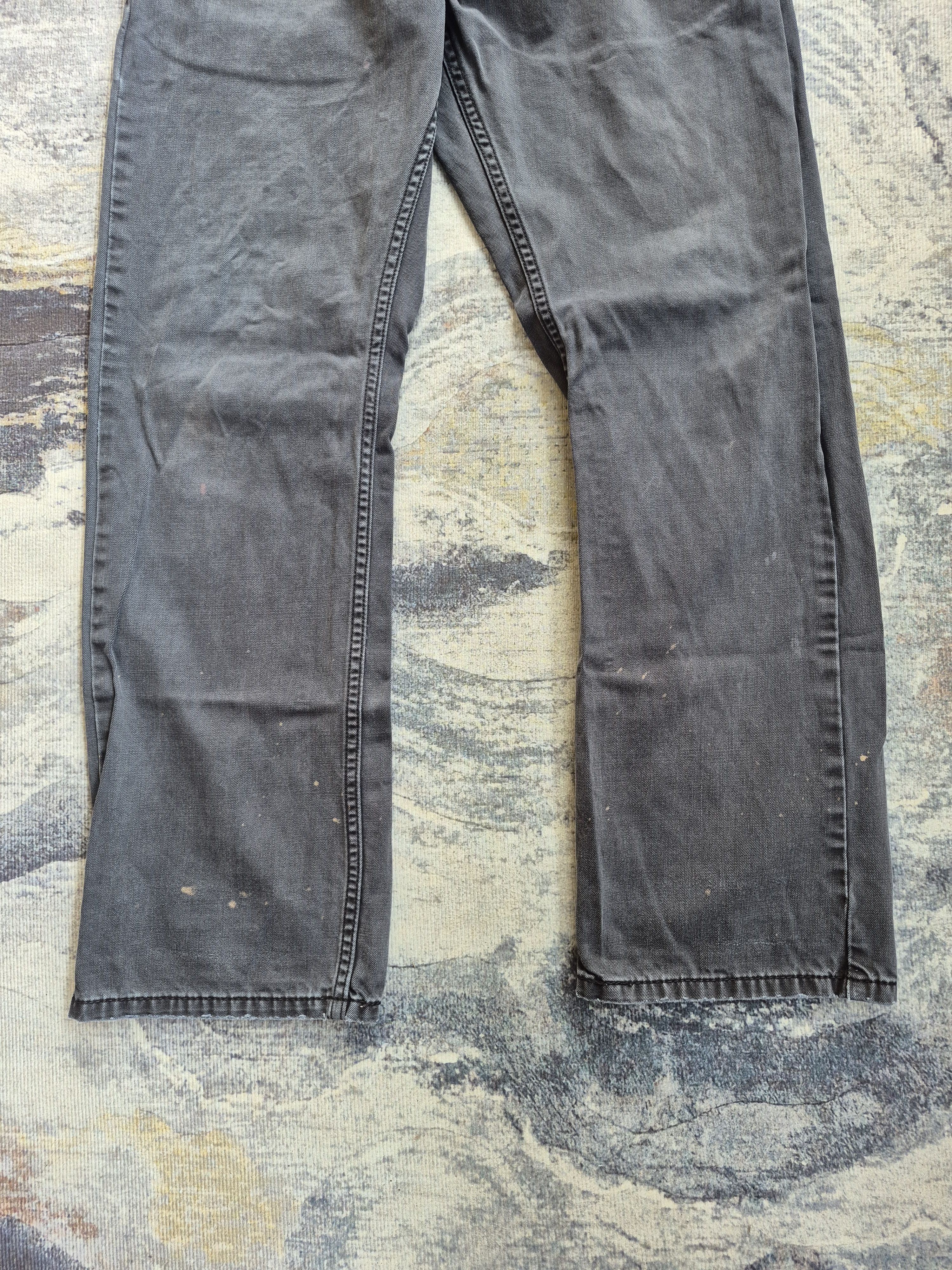 Levi's 🔥 Levis 514 Slim Straight All Black Jeans Denim Size US 32 / EU 48 - 3 Thumbnail