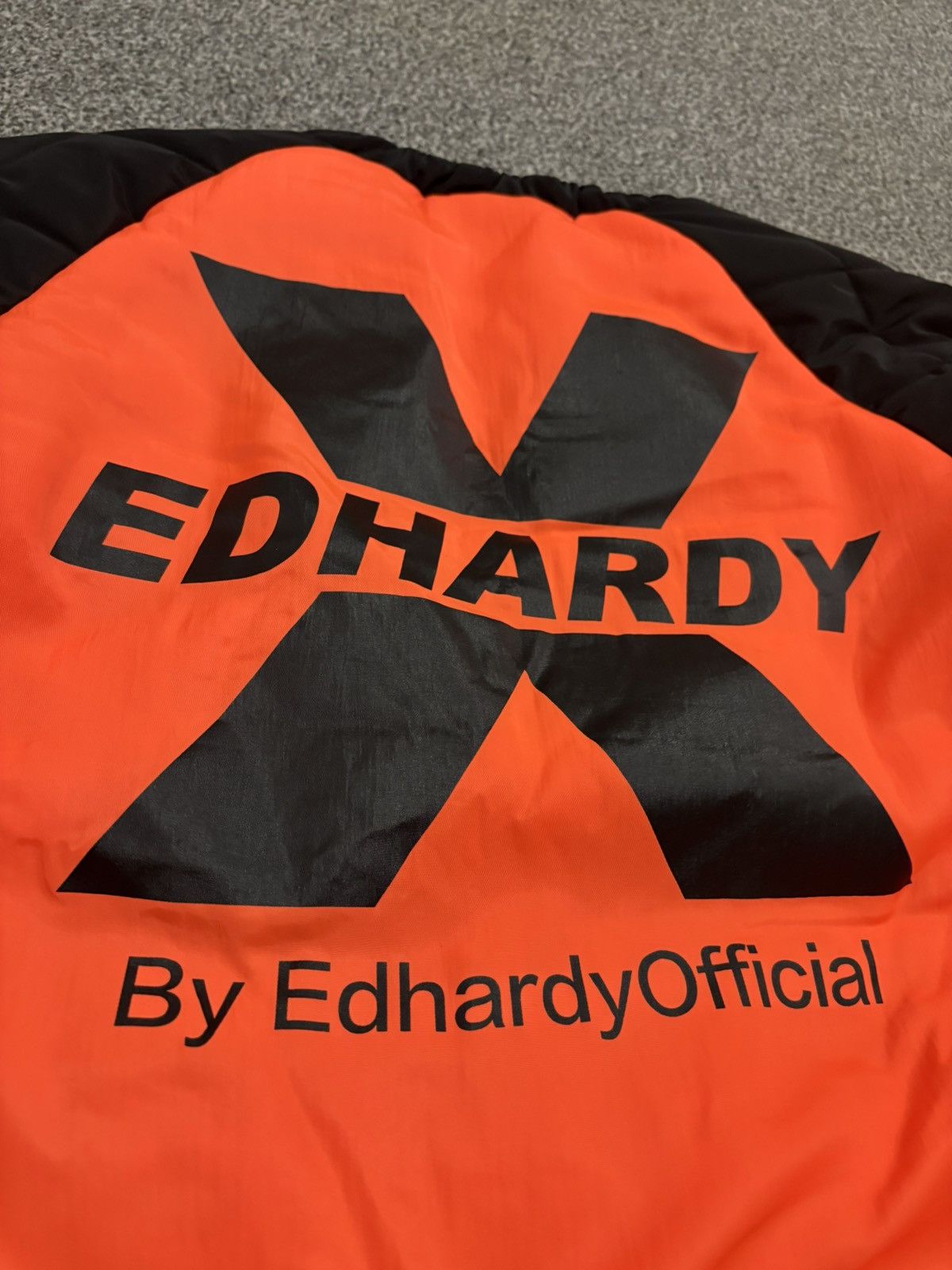 Designer × Ed Hardy Bright Orange Ed Hardy Sample Jacket Size US L / EU 52-54 / 3 - 3 Thumbnail
