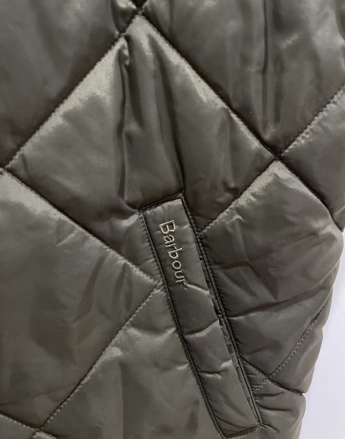 Barbour Barbour Finn Gilet Olive green quilted gilet/vest Size US L / EU 52-54 / 3 - 4 Thumbnail