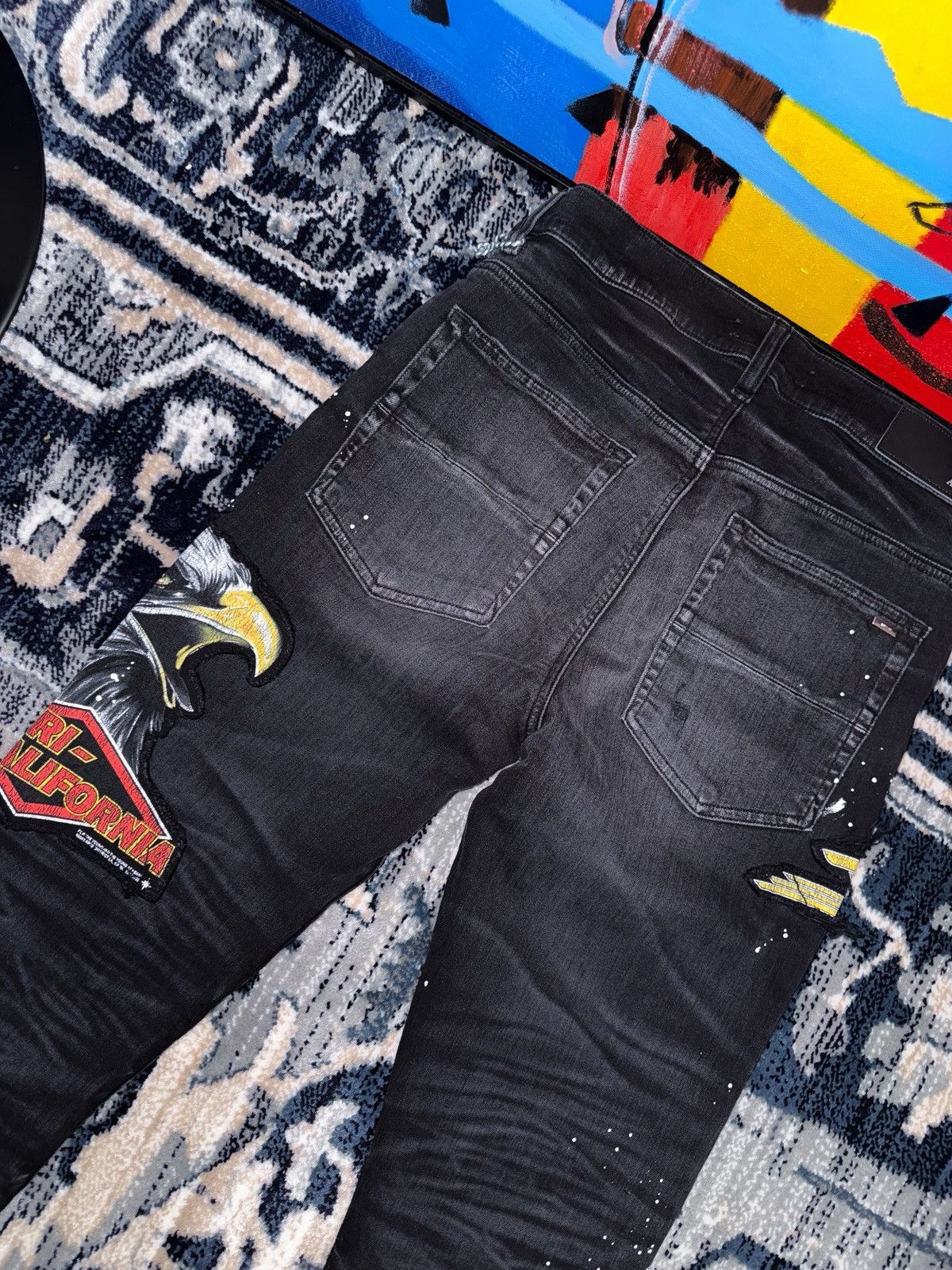 Amiri Amiri California eagle patch jeans Size US 32 / EU 48 - 6 Thumbnail