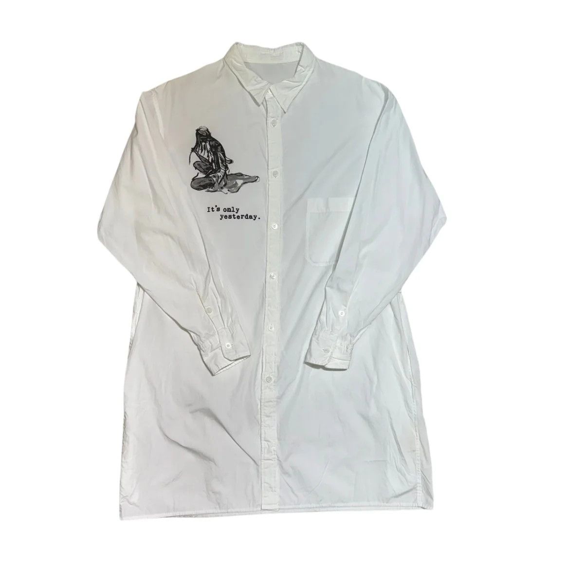 Yohji Yamamoto Yohji Yamamoto pour homme long sleeve shirt Size US L / EU 52-54 / 3 - 1 Thumbnail