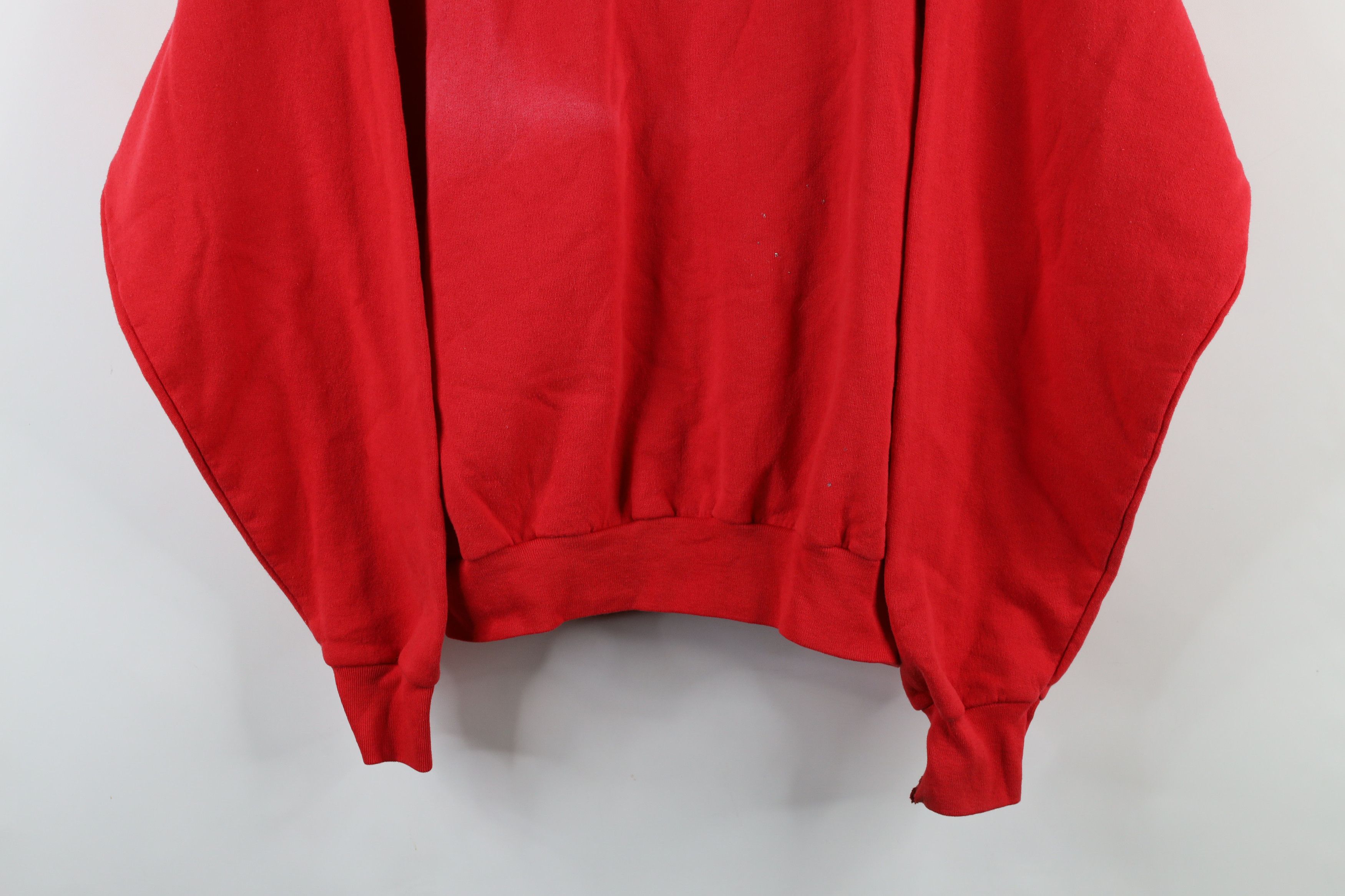 Vintage Vintage 90s Streetwear Must Love Cats Sweatshirt Red Size XL / US 12-14 / IT 48-50 - 3 Thumbnail